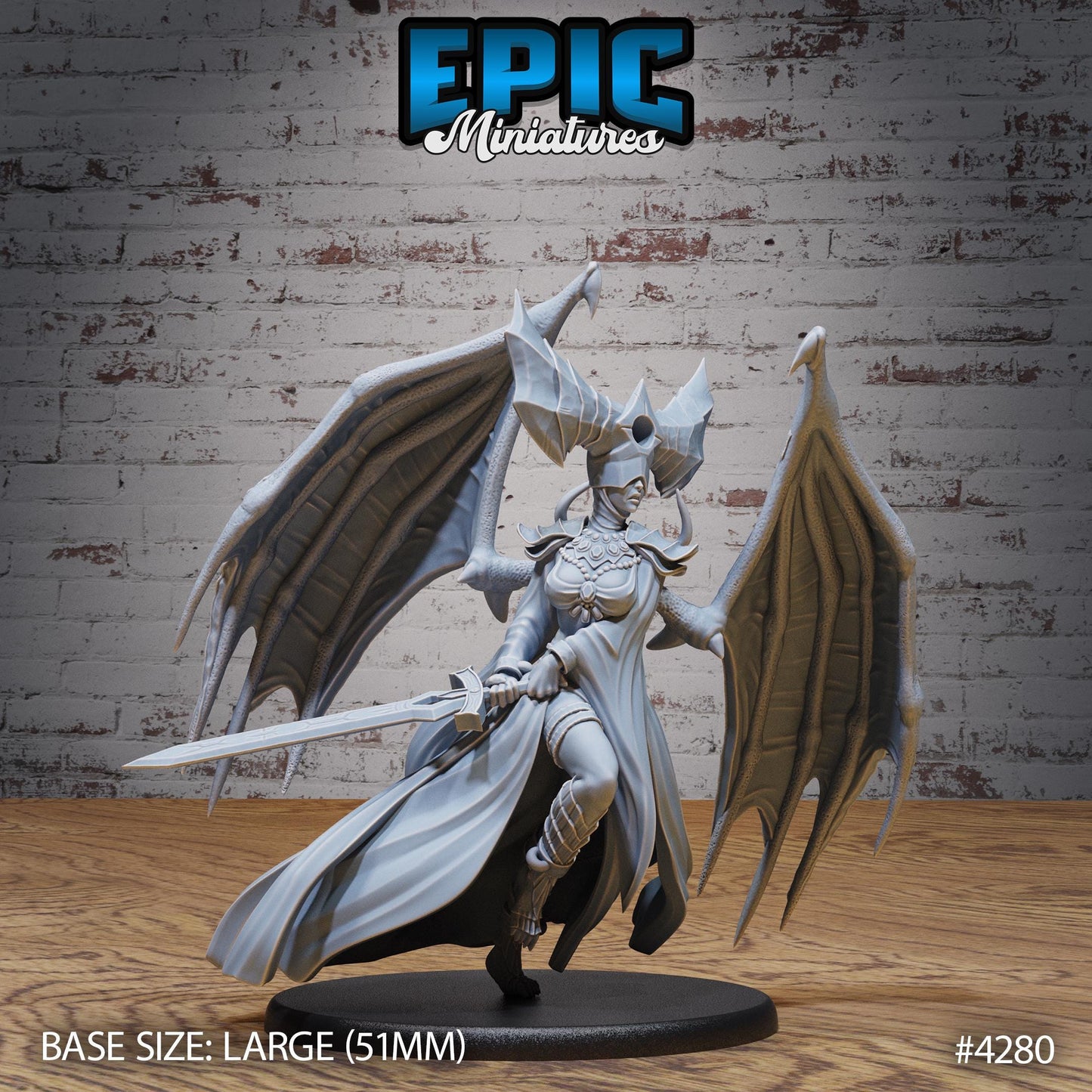 Cult Goddess Bundle (Large) | Premium DnD Minis | High Quality Resin Miniature | Fantasy, Hell, Infernal, Demon, Chains, Throne, Nurse