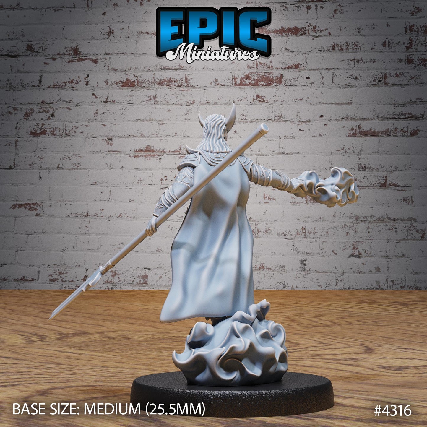 Infernal Knight Bundle (Large) | Premium DnD Minis | High Quality Resin Miniature | Fantasy, Hell, Horns, Skeleton, Lord, Demon, Devil
