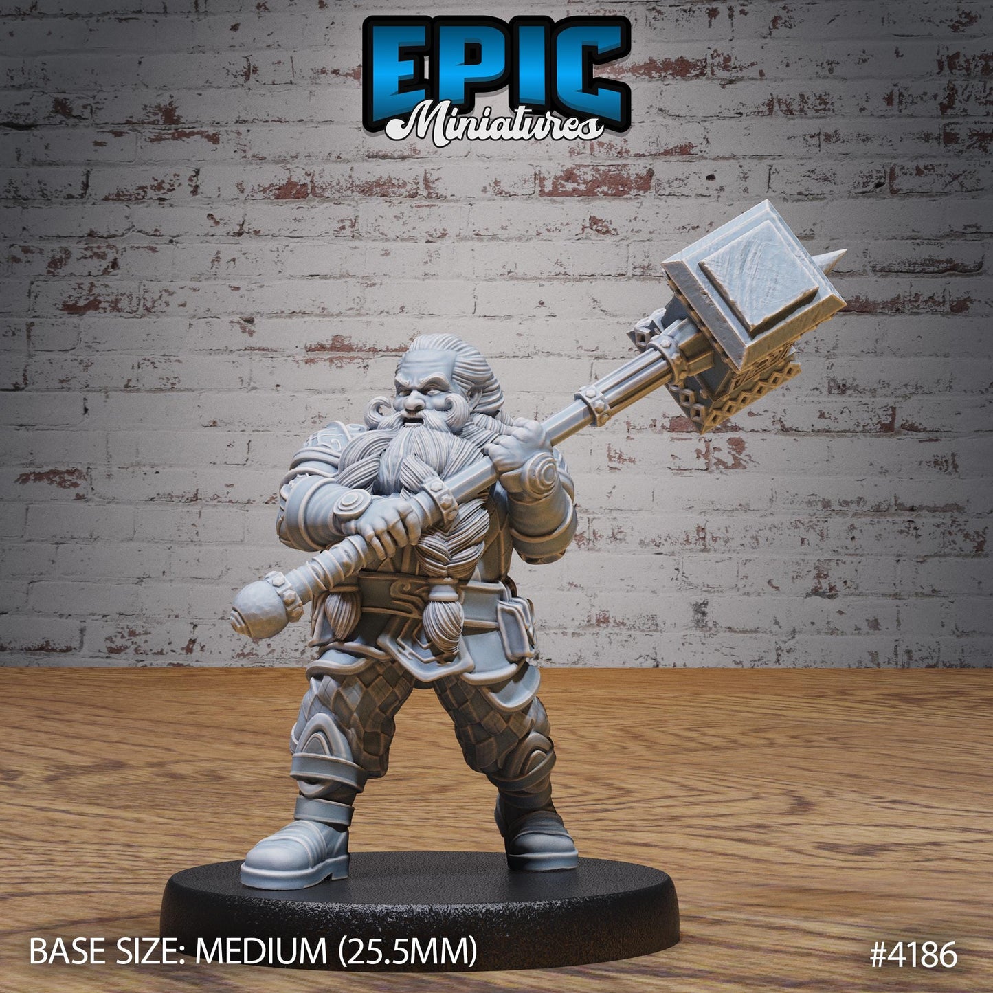 Male Dwarf Traveler Bundle (Medium) | Premium DnD Minis | High Quality Resin | Fantasy Dwarf