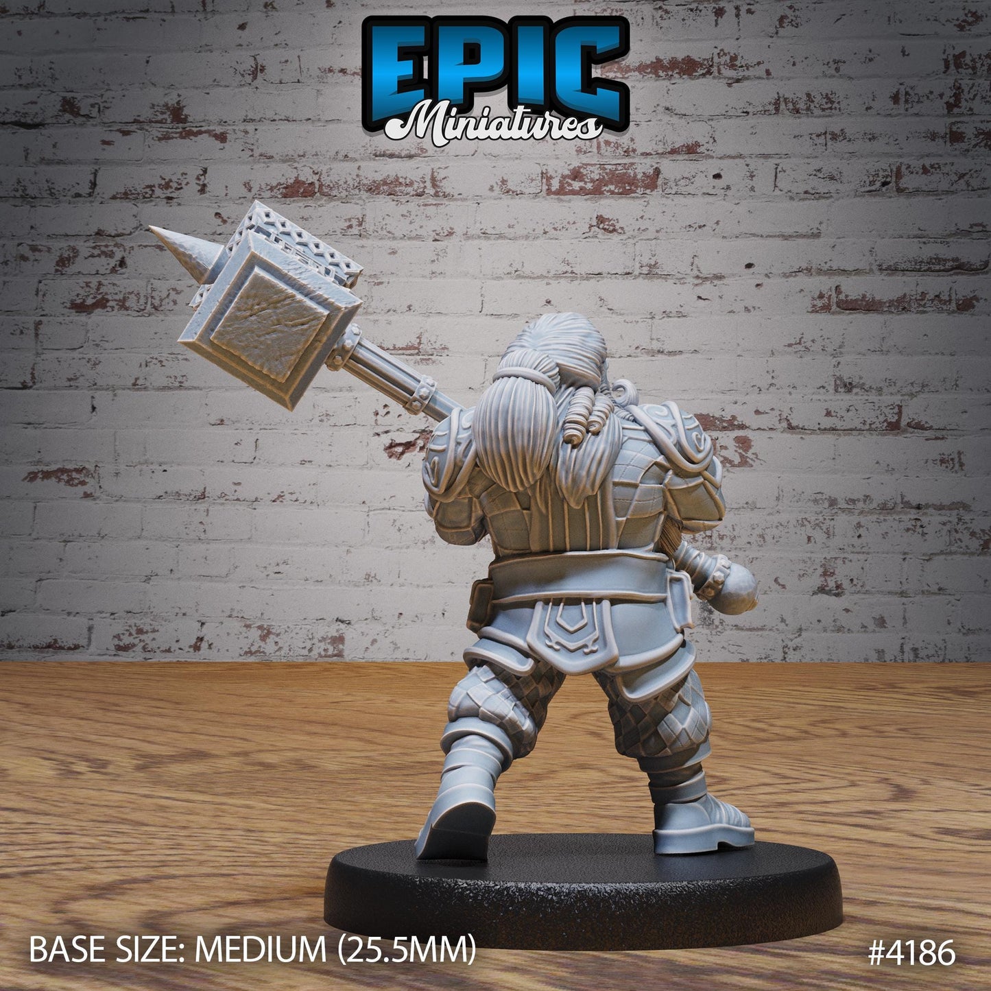 Male Dwarf Traveler Bundle (Medium) | Premium DnD Minis | High Quality Resin | Fantasy Dwarf