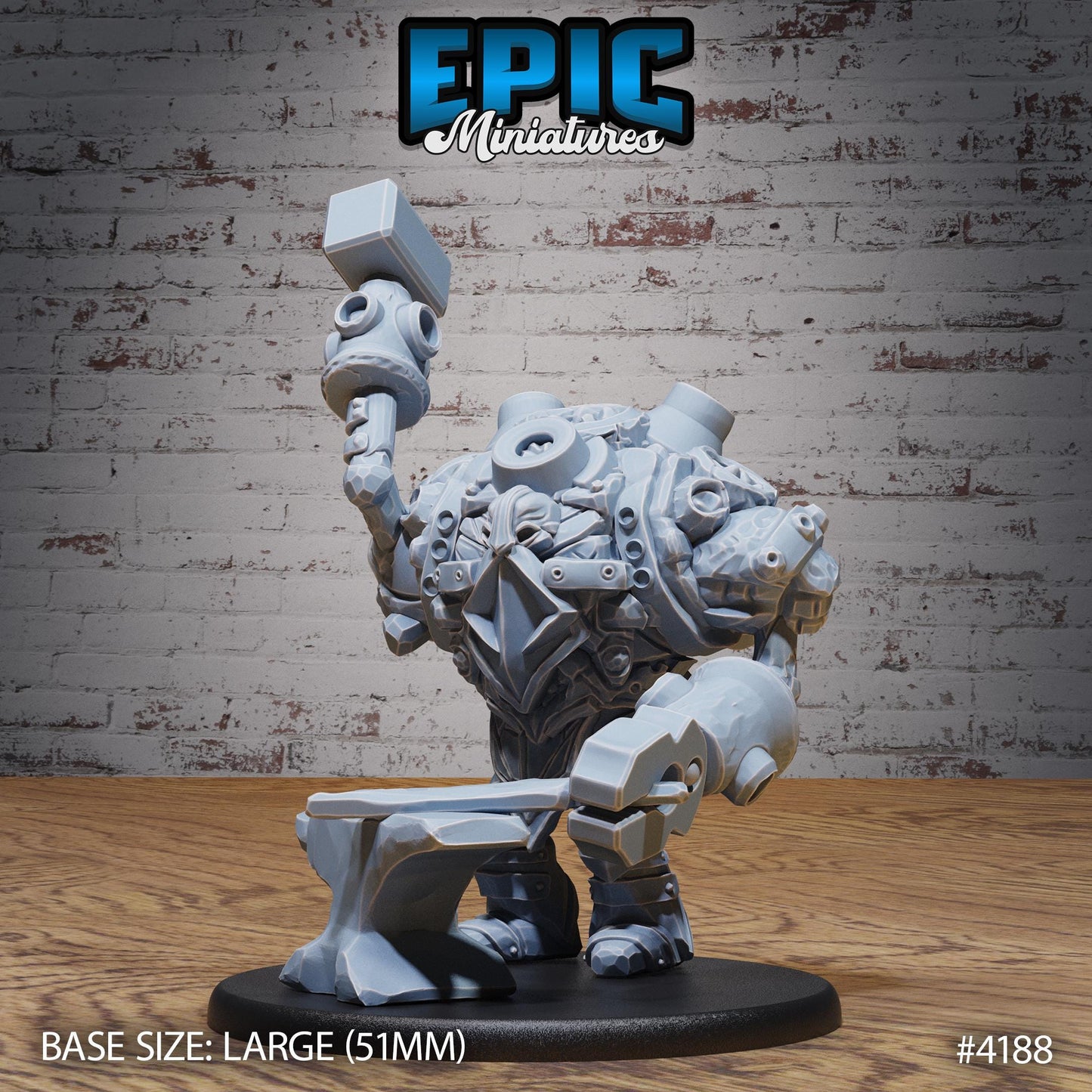 Stone Dwarf Construct Bundle (Large) | Premium DnD Minis | D&D RPG | High Quality Resin Miniature