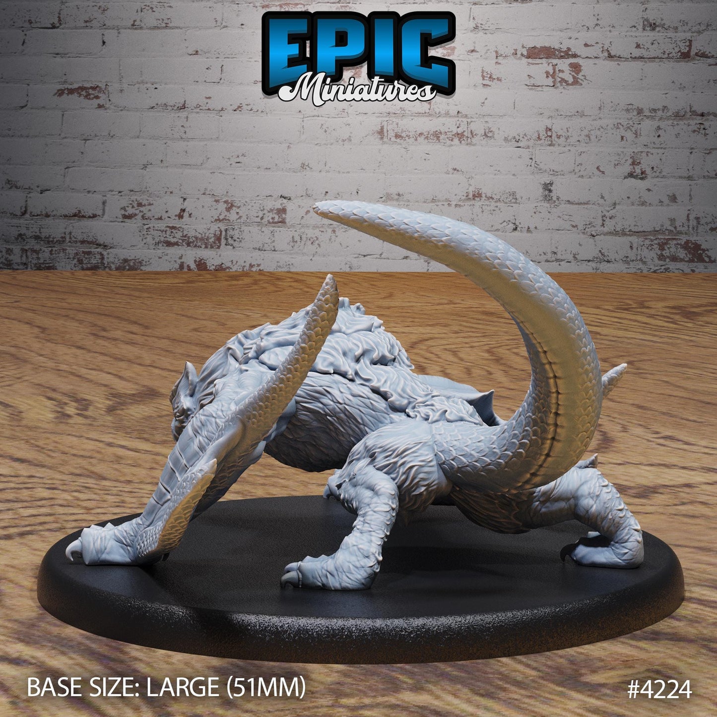 Emperor Wyvern Miniature (Large) | Premium DnD Minis | D&D RPG | High Quality Resin