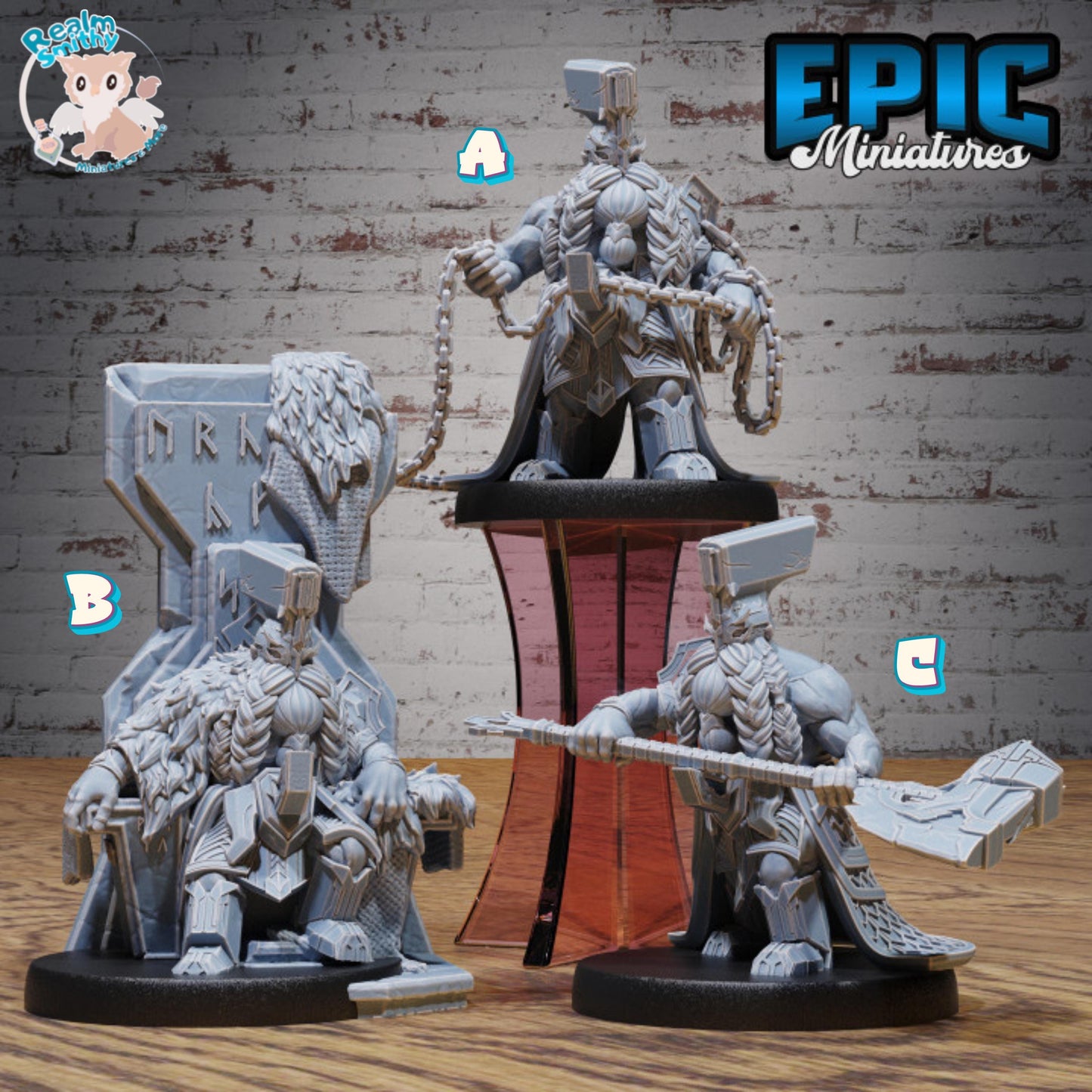 Cursed Dwarf Miniature (Medium) | Premium DnD Minis | High Quality Resin | Fantasy Dwarf