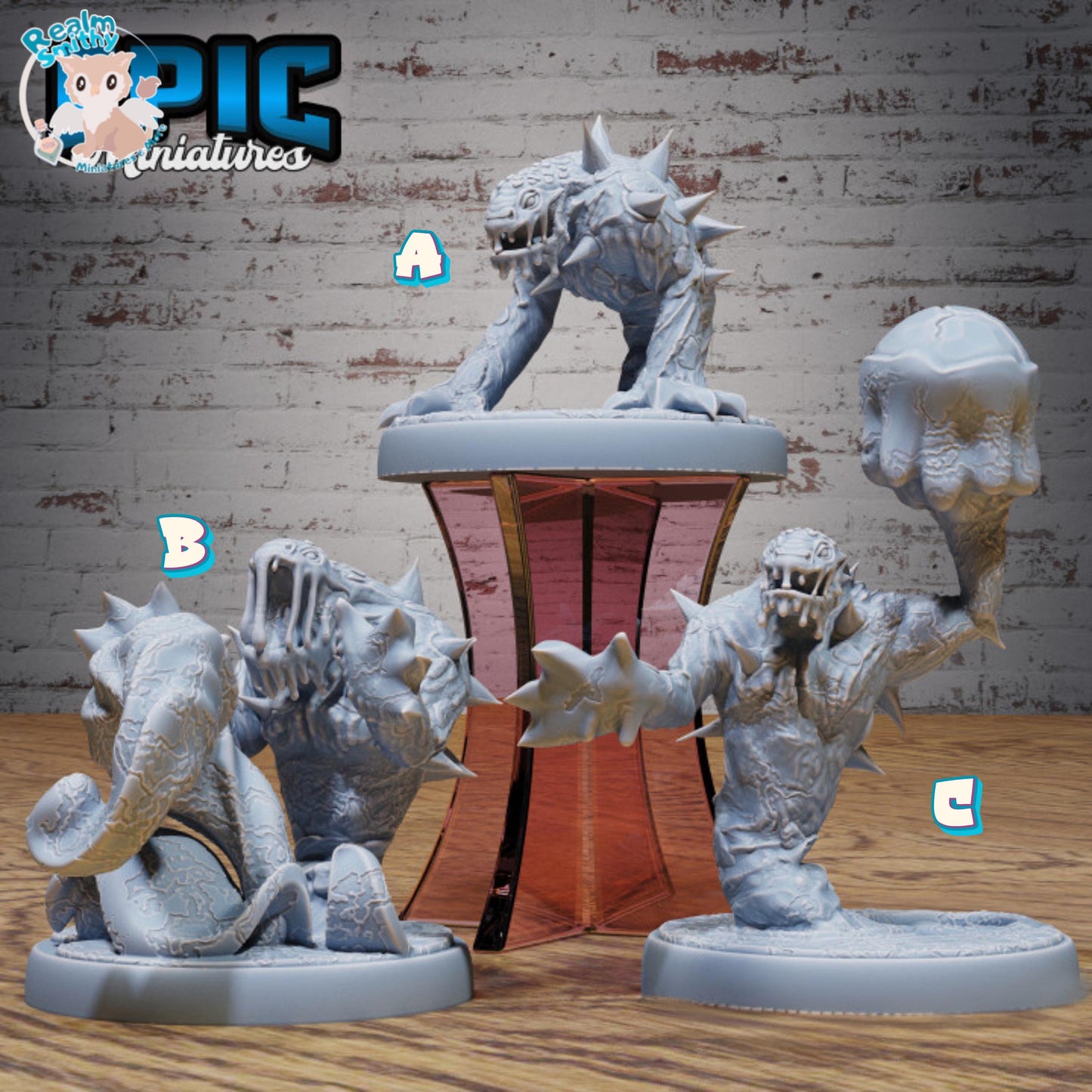 Magma Spawn Miniature (Medium) | Premium DnD Minis | High Quality Resin Miniature | Fantasy, Ooze, Goo, Slime, Lava, Rock, Monster, Beast