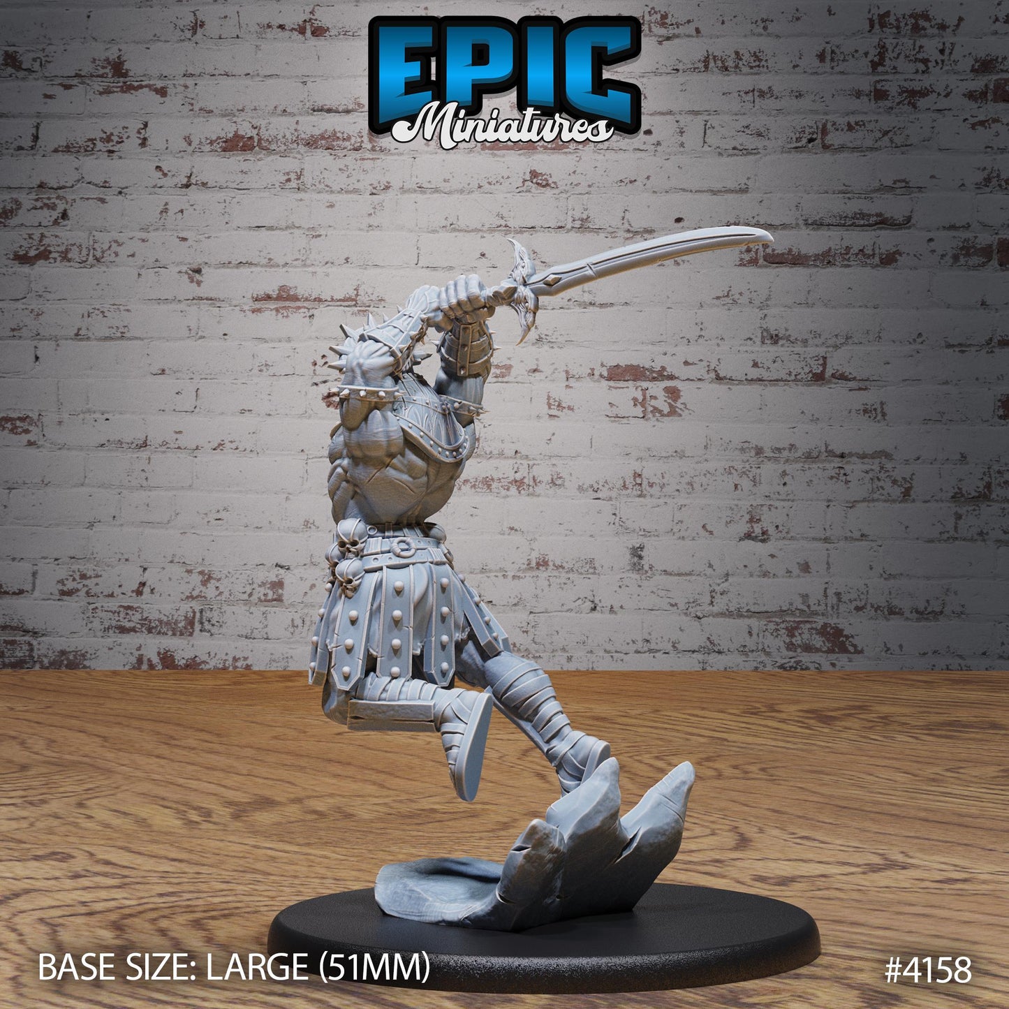 Horus Avatar Miniature (Large) | Premium DnD Minis | High Quality Resin | Beast, Attack, Chase Lunge, Axe, Aarakocra, Egyptian