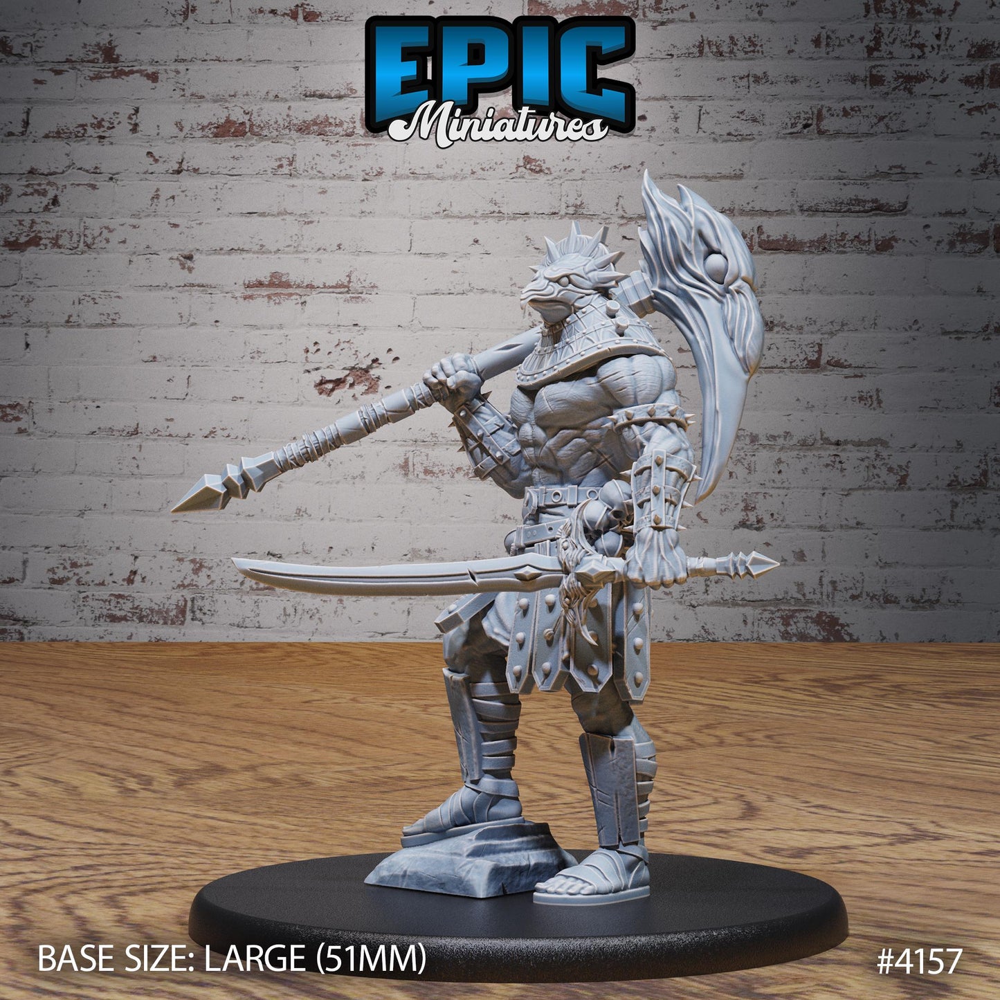 Horus Avatar Miniature (Large) | Premium DnD Minis | High Quality Resin | Beast, Attack, Chase Lunge, Axe, Aarakocra, Egyptian