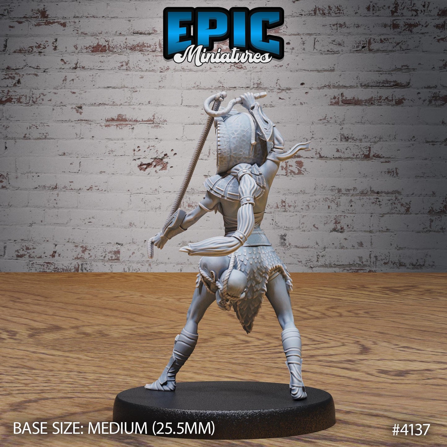 Female Cleopatra Royal Guard Miniature (Medium) | Premium DnD Minis High Quality Resin | Fantasy, Mummy, Snake, Desert, Pyramid