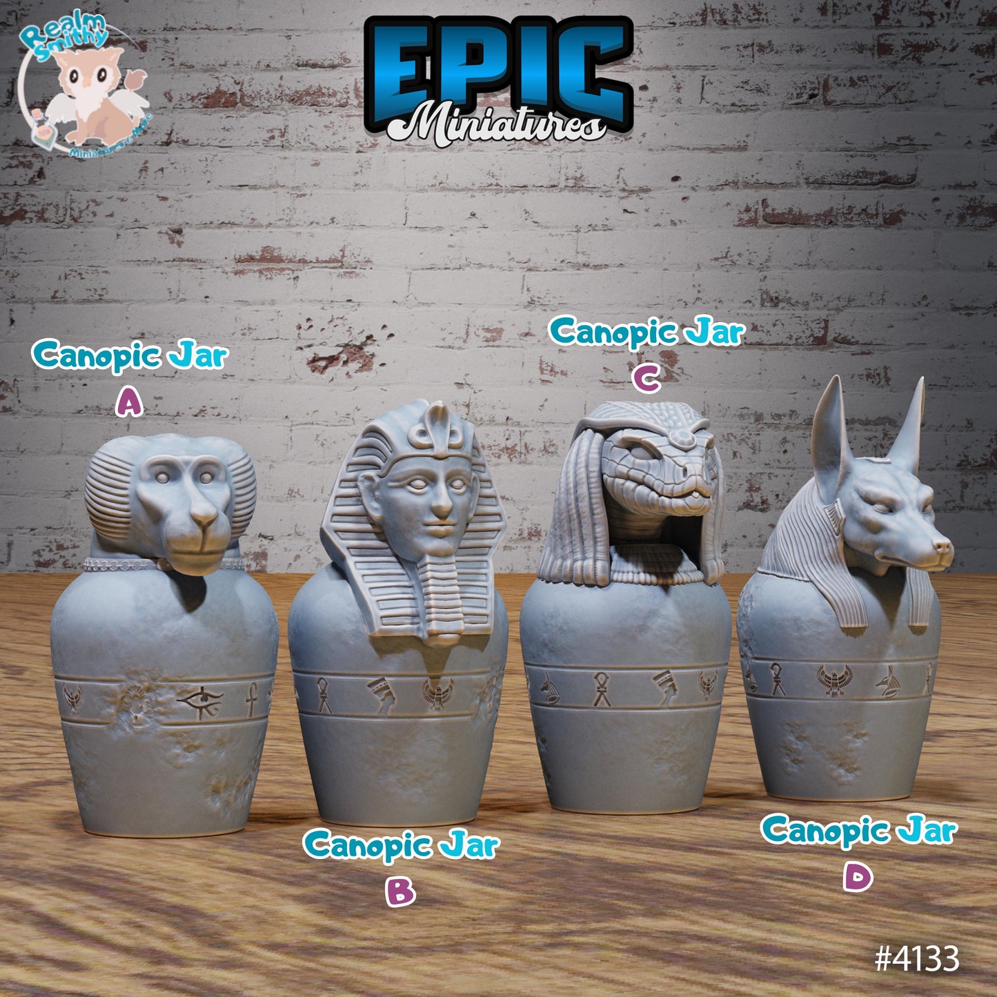 Ancient Egyptian Scatter Miniature (Bundle A) | Premium DnD Minis High Quality Resin | Sphinx, Terrain, Environment, Furniture, Plant, Bed