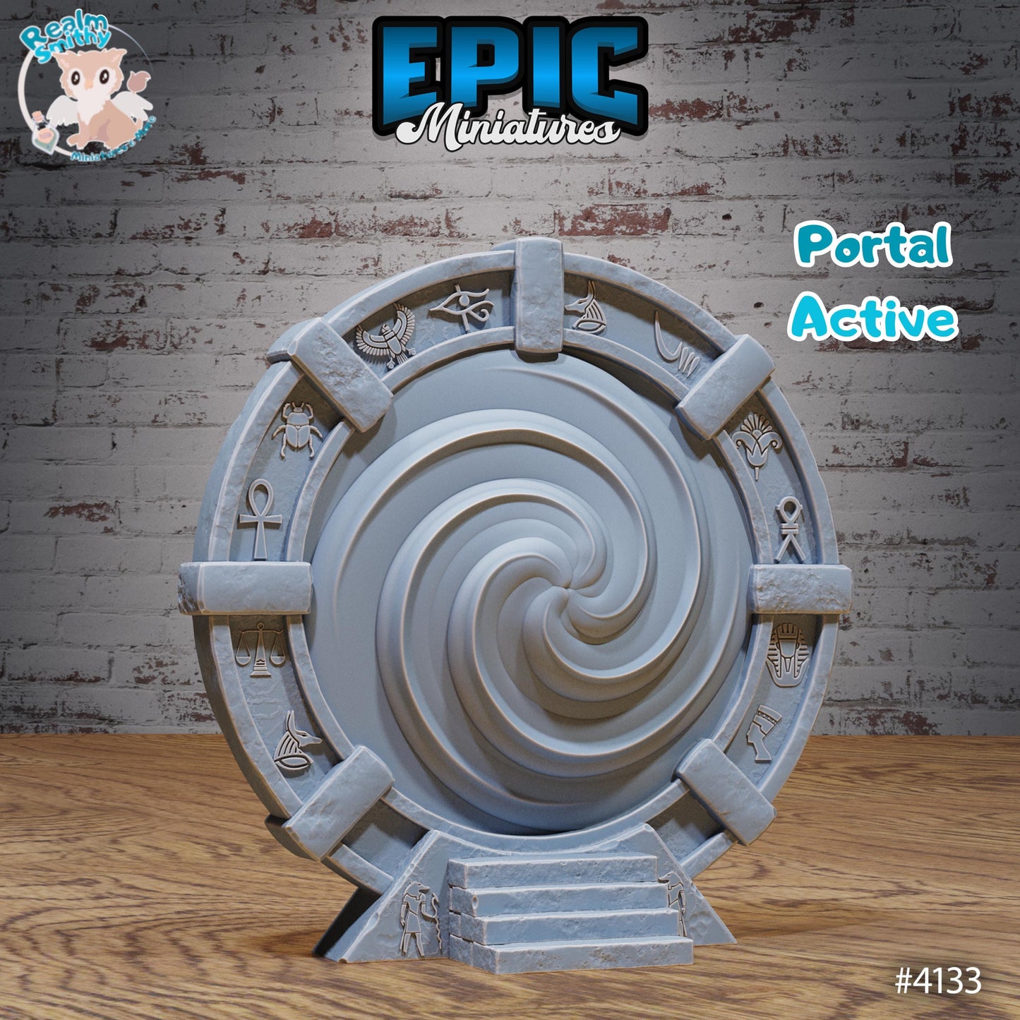 Ancient Egyptian Scatter Miniature (Bundle B) | Premium DnD Minis High Quality Resin | Sphinx, Terrain, Hieroglyphs, Columns, Portals Portal