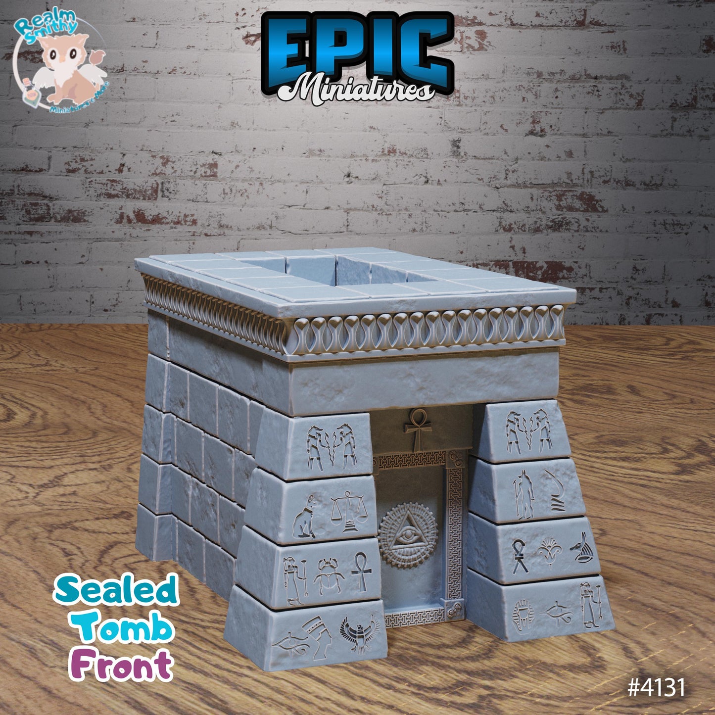 Ancient Egyptian Tomb/Temple Miniatures (Bundle D) | Premium DnD Minis High Quality Resin | Sphinx, Terrain, Buildings, Pyramid, Scatter