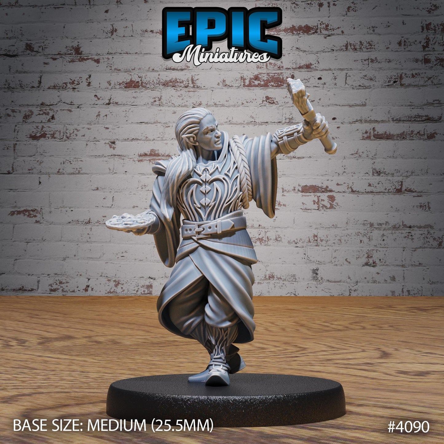 Elf Villager Miniatures A (Medium)| Premium DnD Minis High Quality Resin |Fantasy, Drunk, Artist, Banker, Blacksmith, NPC, Painter, Chalice