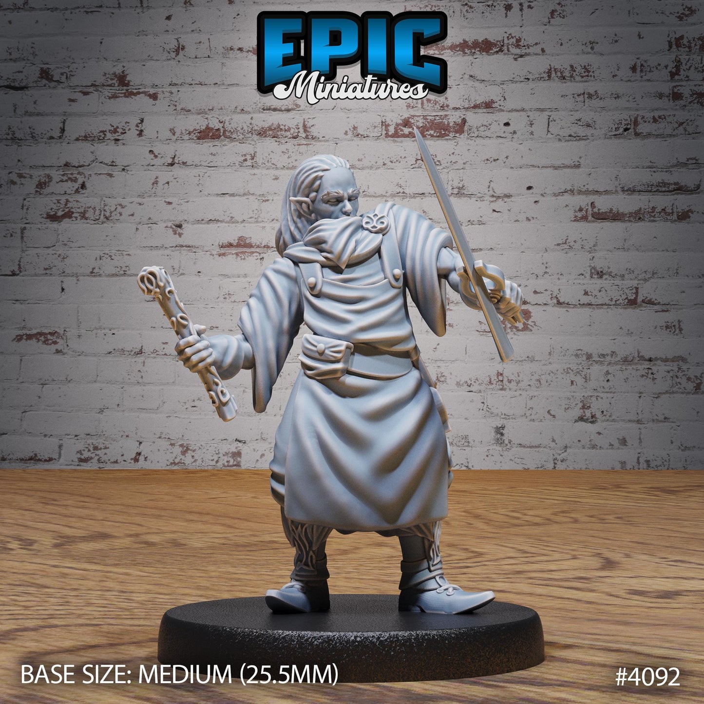 Elf Villager Miniatures A (Medium)| Premium DnD Minis High Quality Resin |Fantasy, Drunk, Artist, Banker, Blacksmith, NPC, Painter, Chalice