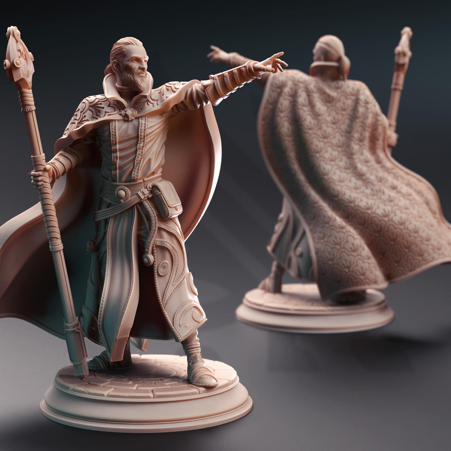 Jonas the Male Wizard (Medium) | 32mm Hero Scale | Premium DnD Miniature High Quality Resin | DM Stash