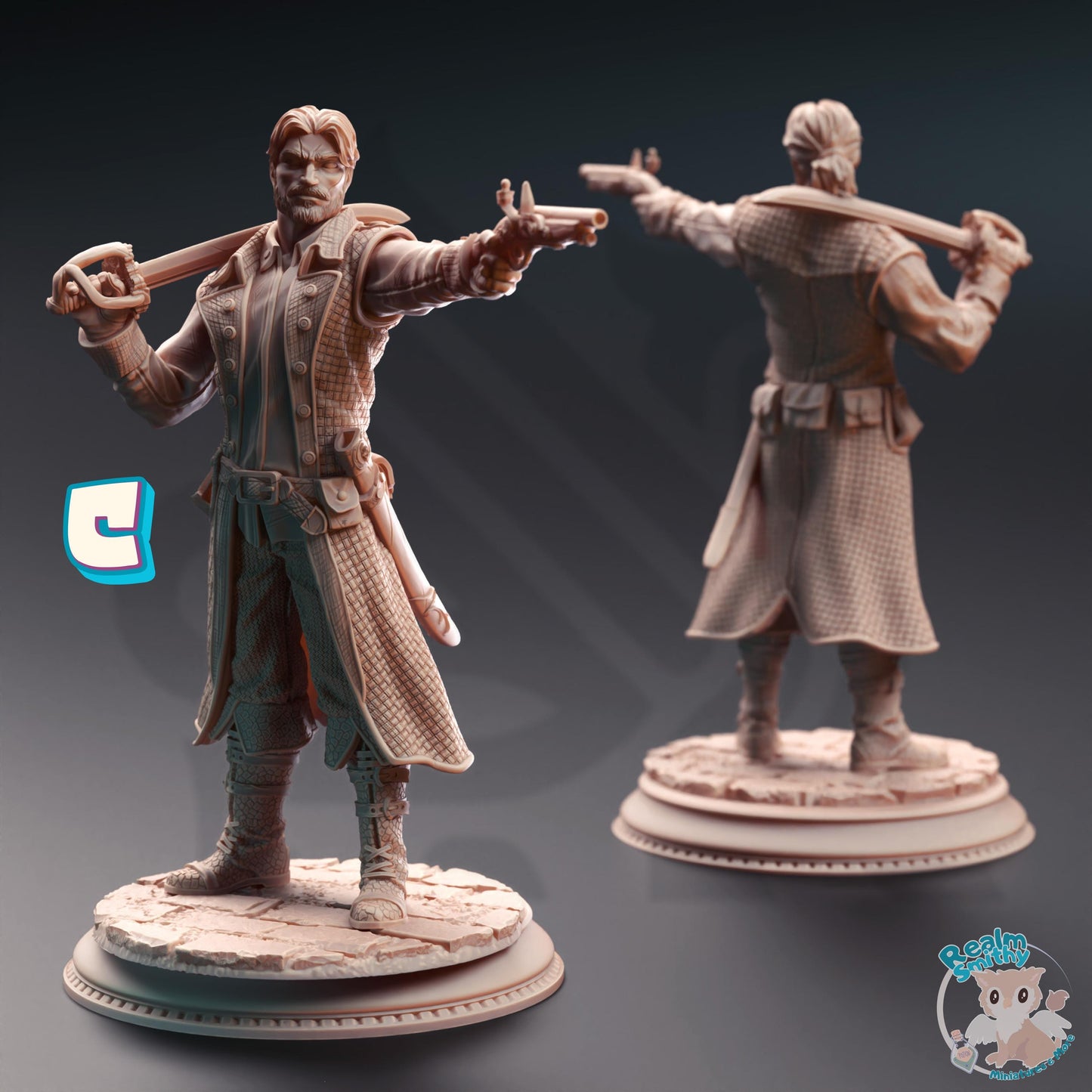 Rossa Cartel Enforcers (Medium) | 32mm Hero Scale | Premium DnD Miniature High Quality Resin | DM Stash