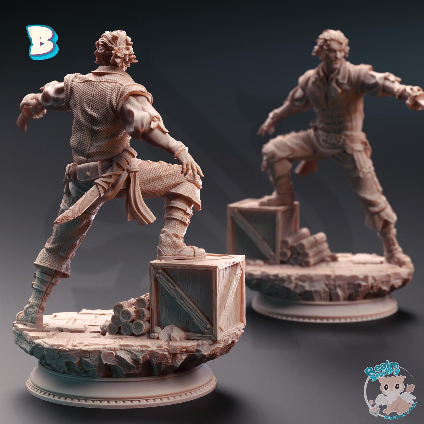Rossa Cartel Enforcers (Medium) | 32mm Hero Scale | Premium DnD Miniature High Quality Resin | DM Stash