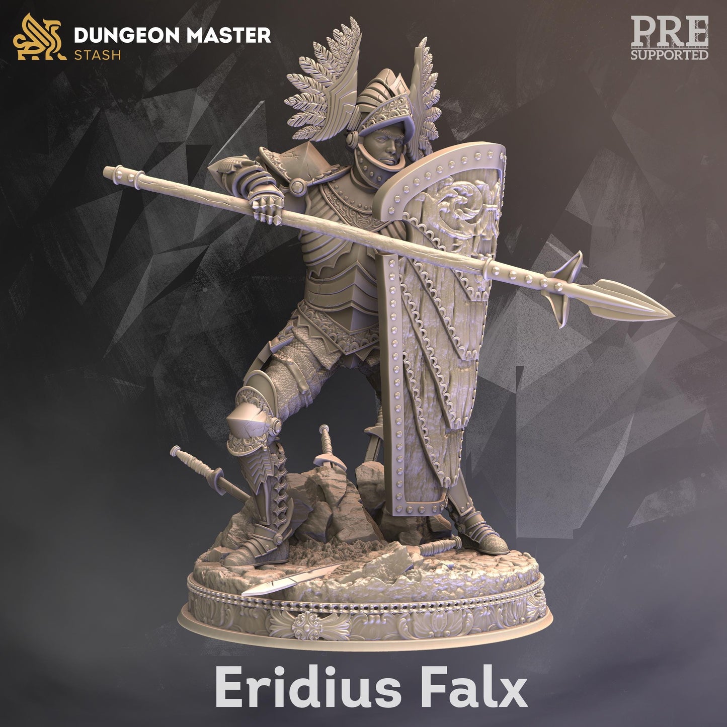Eridius - Male Human Tower Guard (Medium) | 32mm Hero Scale | Premium DnD Miniature High Quality Resin | DM Stash