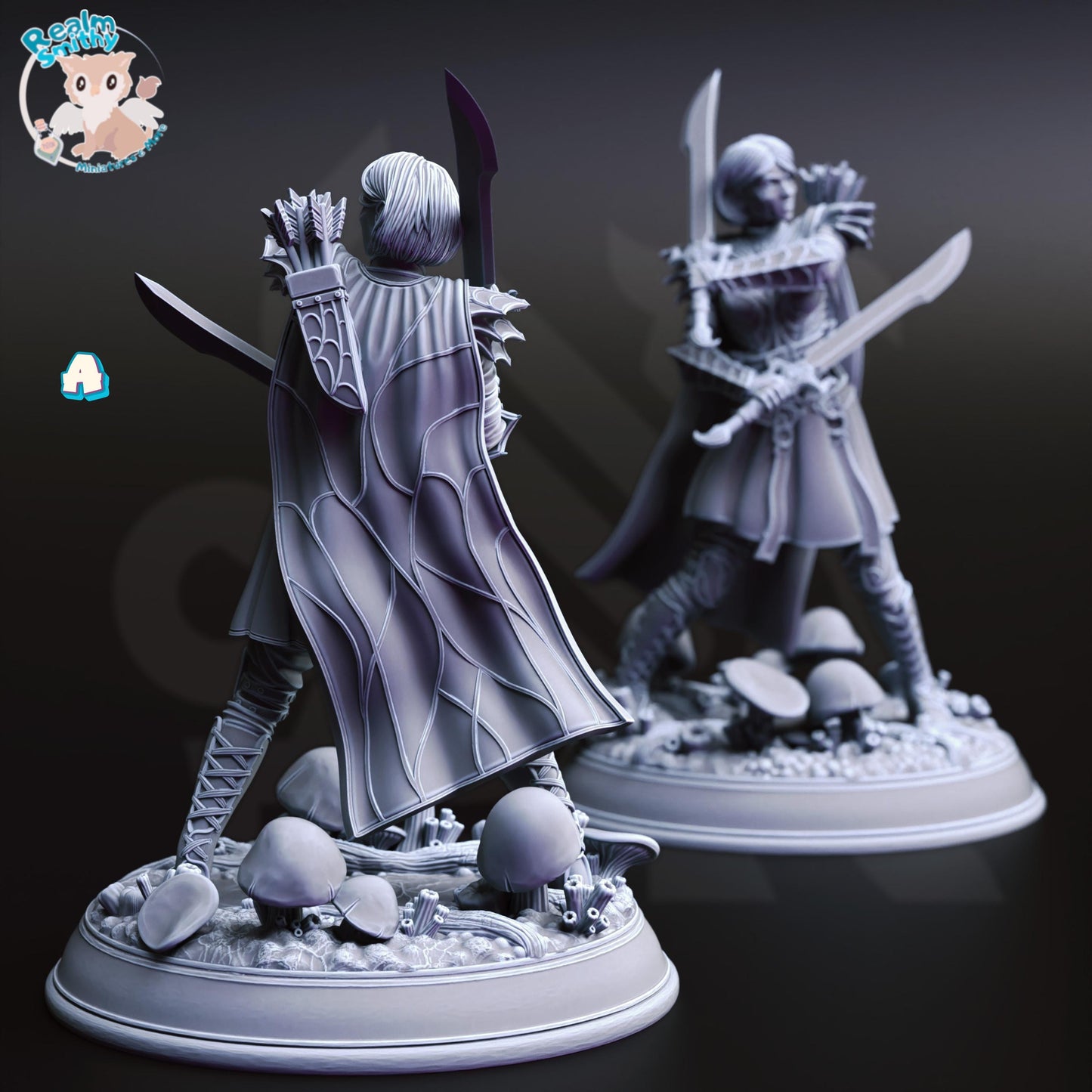 Irinax's Chosen - Drow Soldiers (Medium) | 32mm Hero Scale | Premium DnD Miniature High Quality Resin | DM Stash