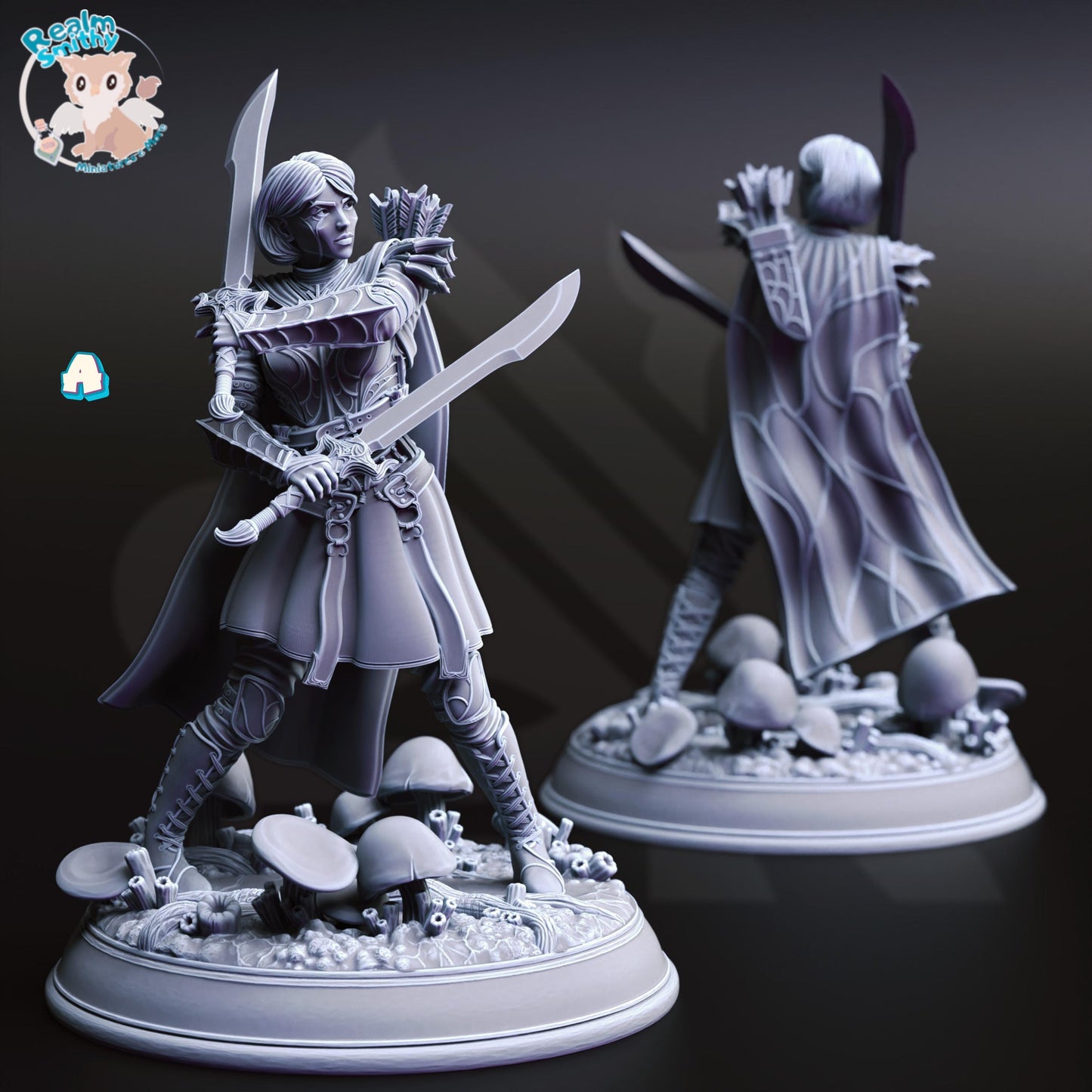Irinax's Chosen - Drow Soldiers (Medium) | 32mm Hero Scale | Premium DnD Miniature High Quality Resin | DM Stash