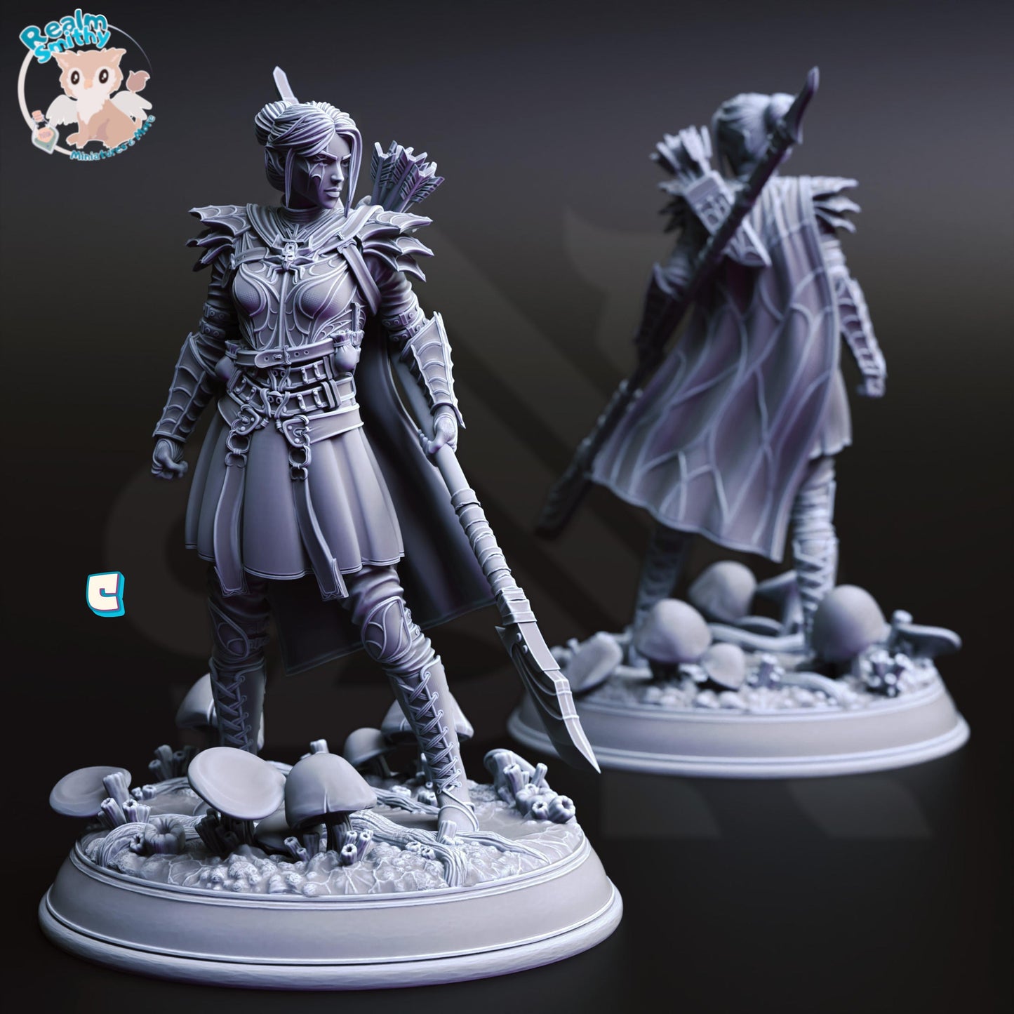 Irinax's Chosen - Drow Soldiers (Medium) | 32mm Hero Scale | Premium DnD Miniature High Quality Resin | DM Stash