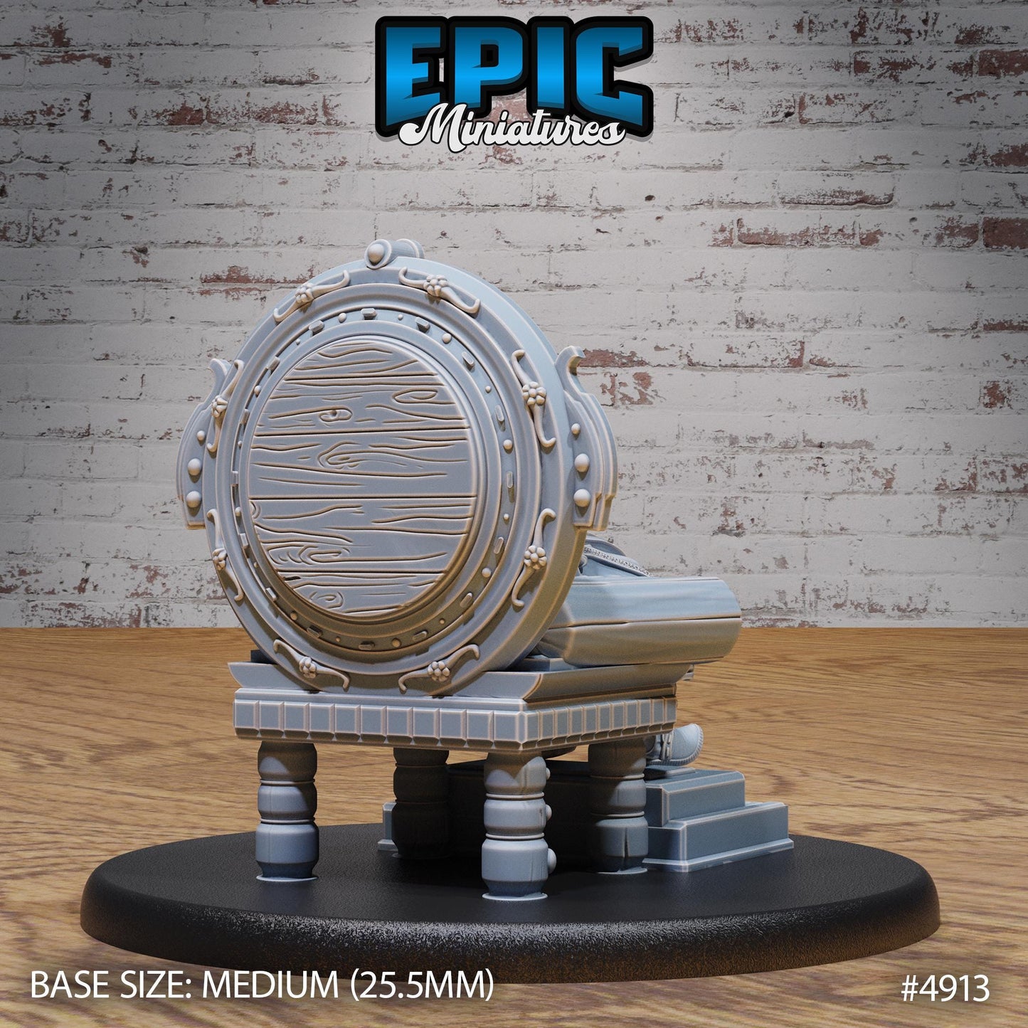False Emperor (Medium) | Premium DnD Minis High Quality Resin | Male, King, Fat, Throne, Eating, Pig, Belly, Magic, Kick, Kingdom, Royal