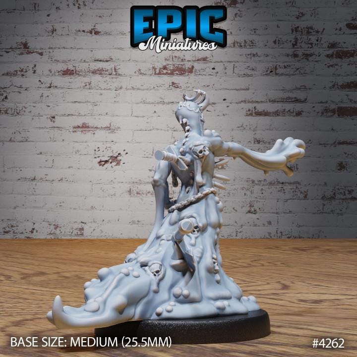 Death Ooze Miniature Bundle (Large) | Premium DnD Minis | High Quality Resin Miniature | Skeleton, Sewers, City, Enemy, Beast, Demon