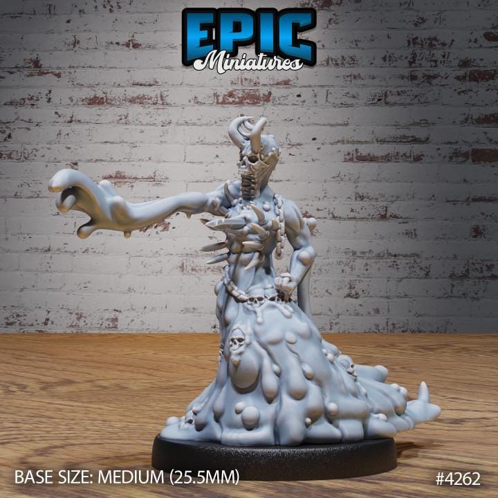 Death Ooze Miniature Bundle (Large) | Premium DnD Minis | High Quality Resin Miniature | Skeleton, Sewers, City, Enemy, Beast, Demon