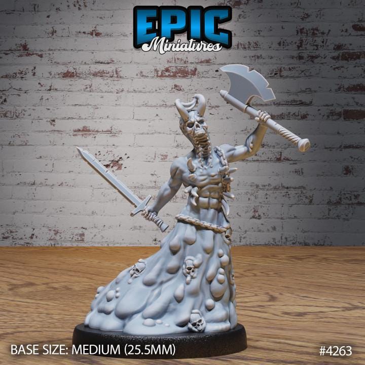 Death Ooze Miniature Bundle (Large) | Premium DnD Minis | High Quality Resin Miniature | Skeleton, Sewers, City, Enemy, Beast, Demon