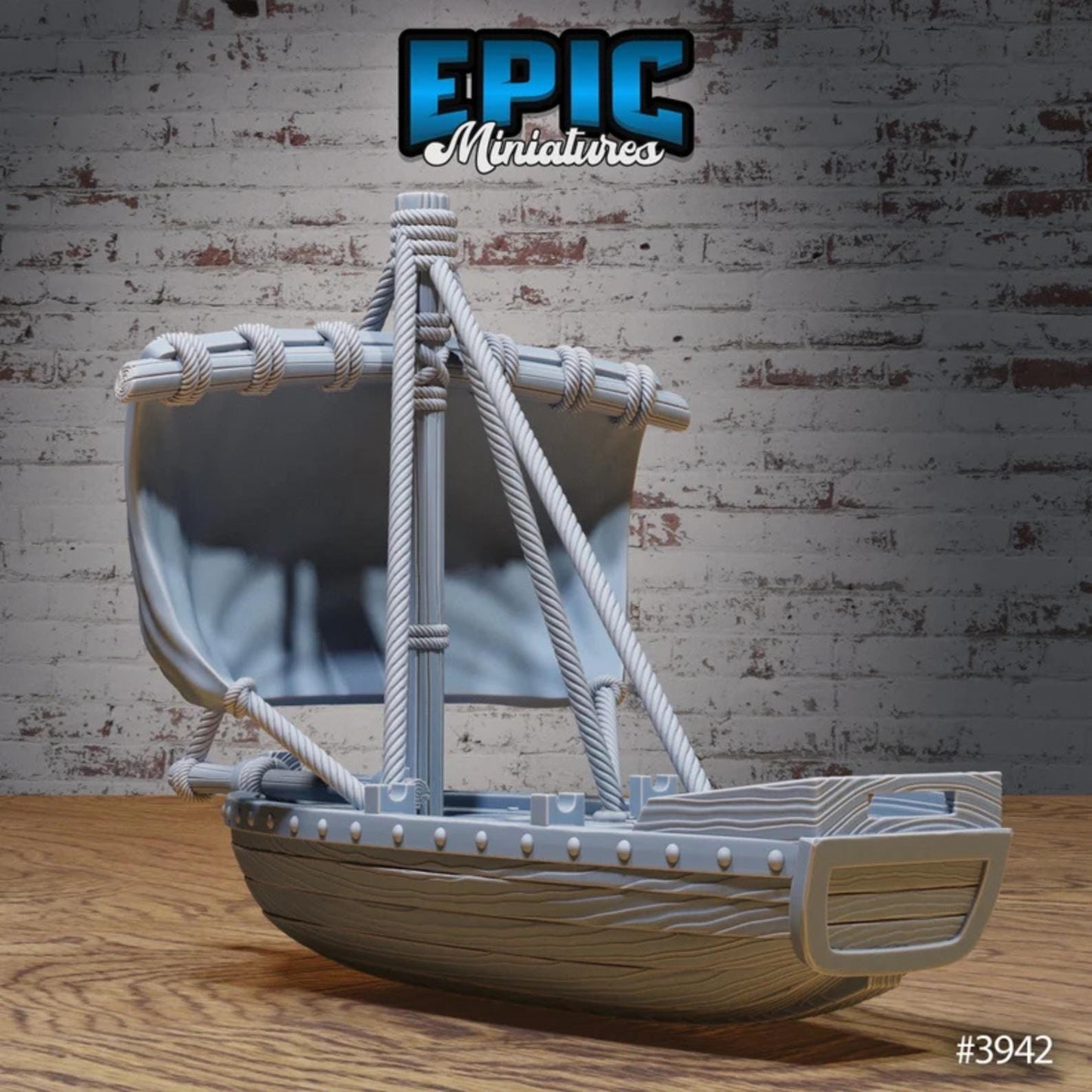 Harbor Boats Bundle | Premium DnD Miniatures High Quality Resin | Fantasy Scatter, Terrain Environment, Dock, Broken, Sail Boat, Row, Bayou