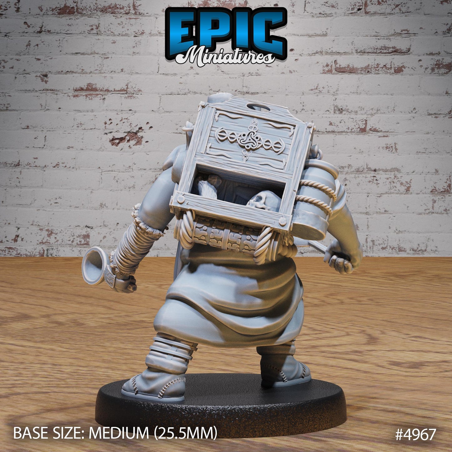 Gray Orc Alchemist (Medium) | Premium DnD Miniatures | High Quality Resin | D&D RPG