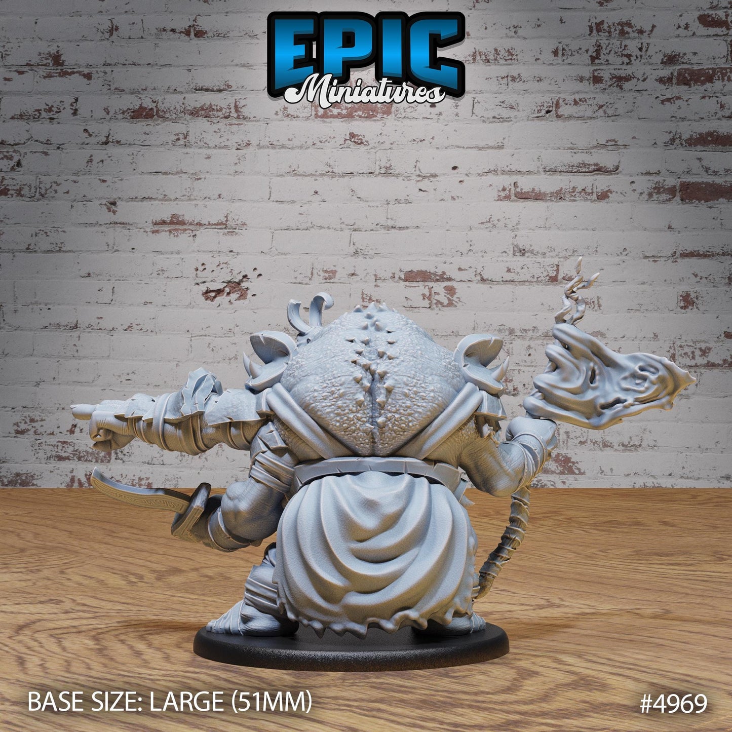 Ettin Mutant (Large) | Premium DnD Miniatures | High Quality Resin | D&D RPG