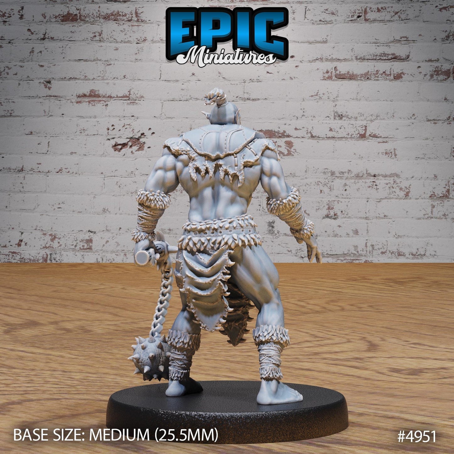 Orc Warrior (Medium) | Premium DnD Miniatures | High Quality Resin | D&D RPG