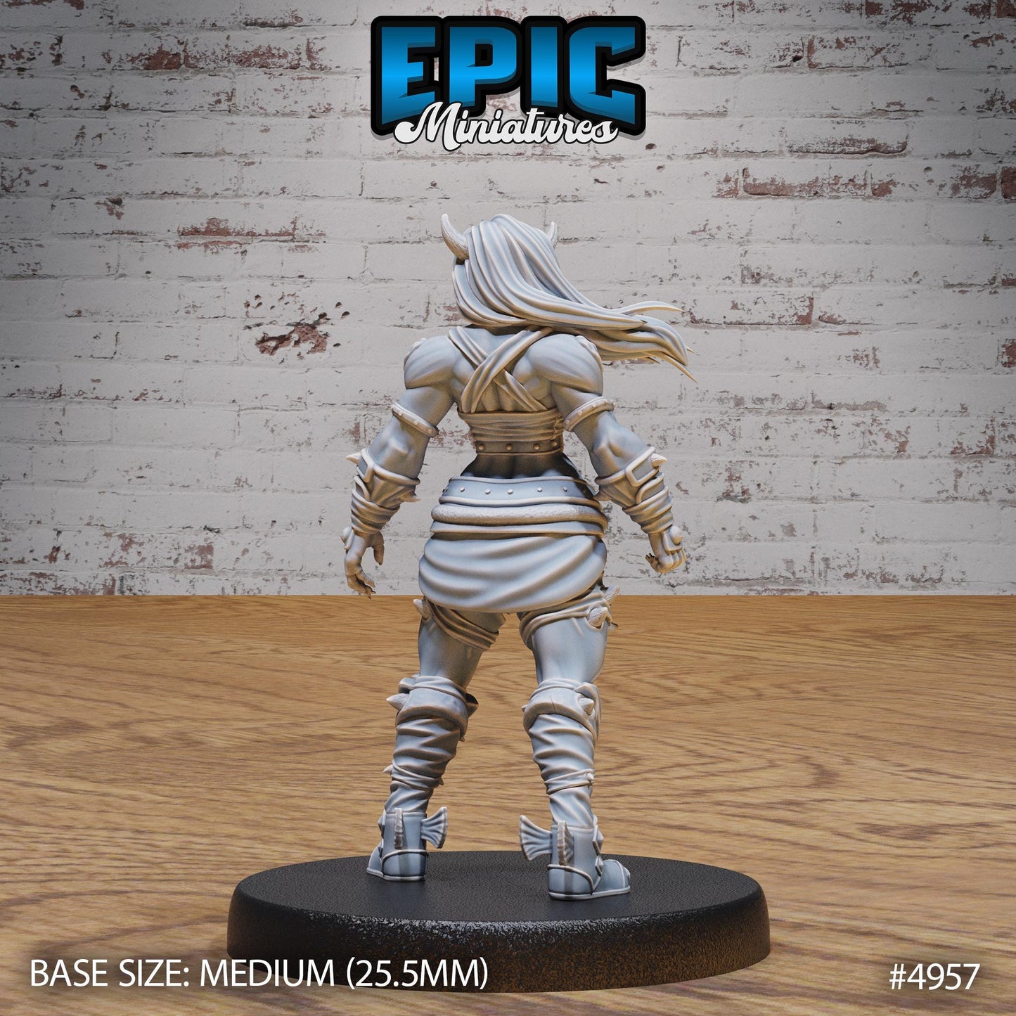 Orc Tiefling (Medium) | Premium DnD Miniatures | High Quality Resin | D&D RPG