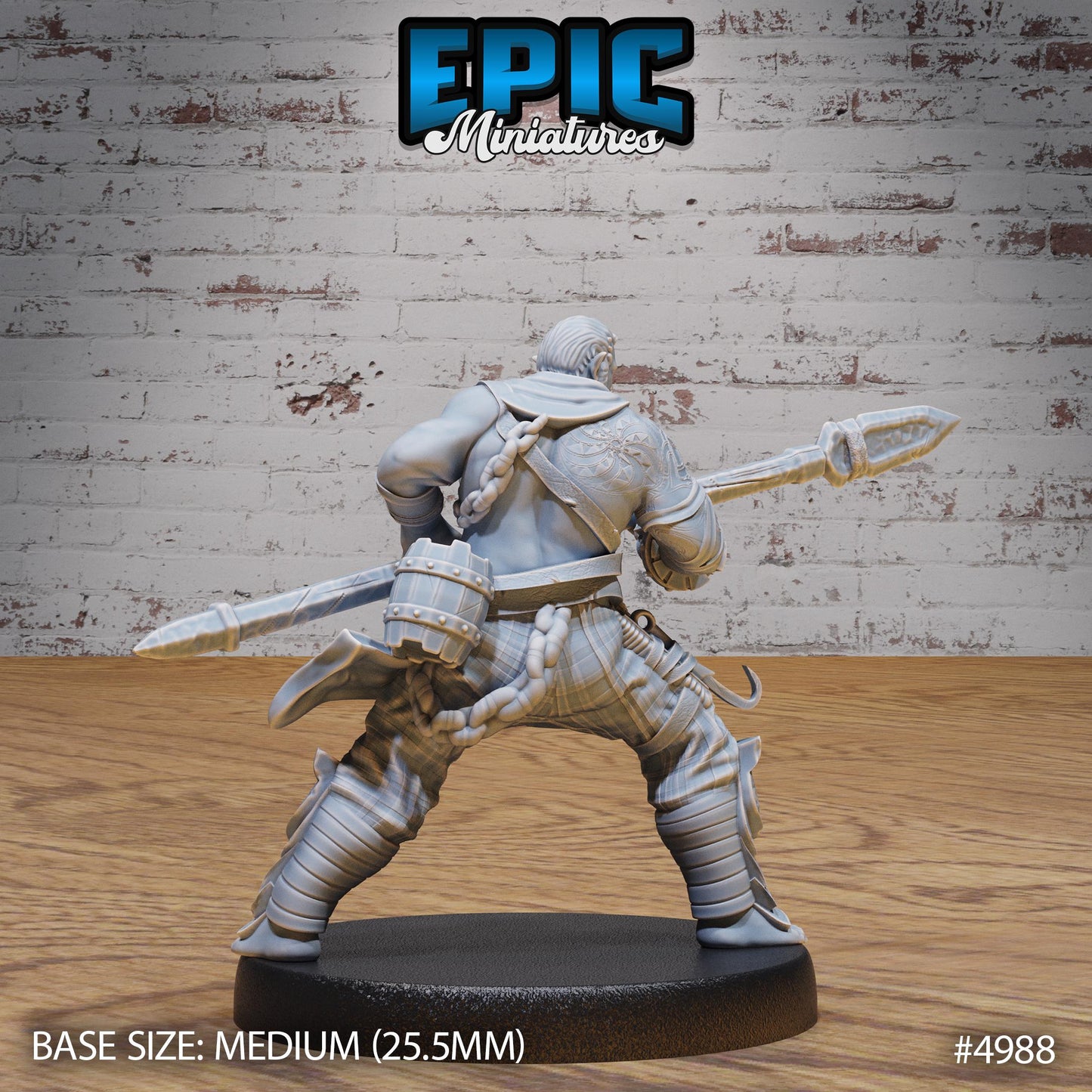 Half Orc Adventurer (Medium) | Premium DnD Miniatures | High Quality Resin | D&D RPG