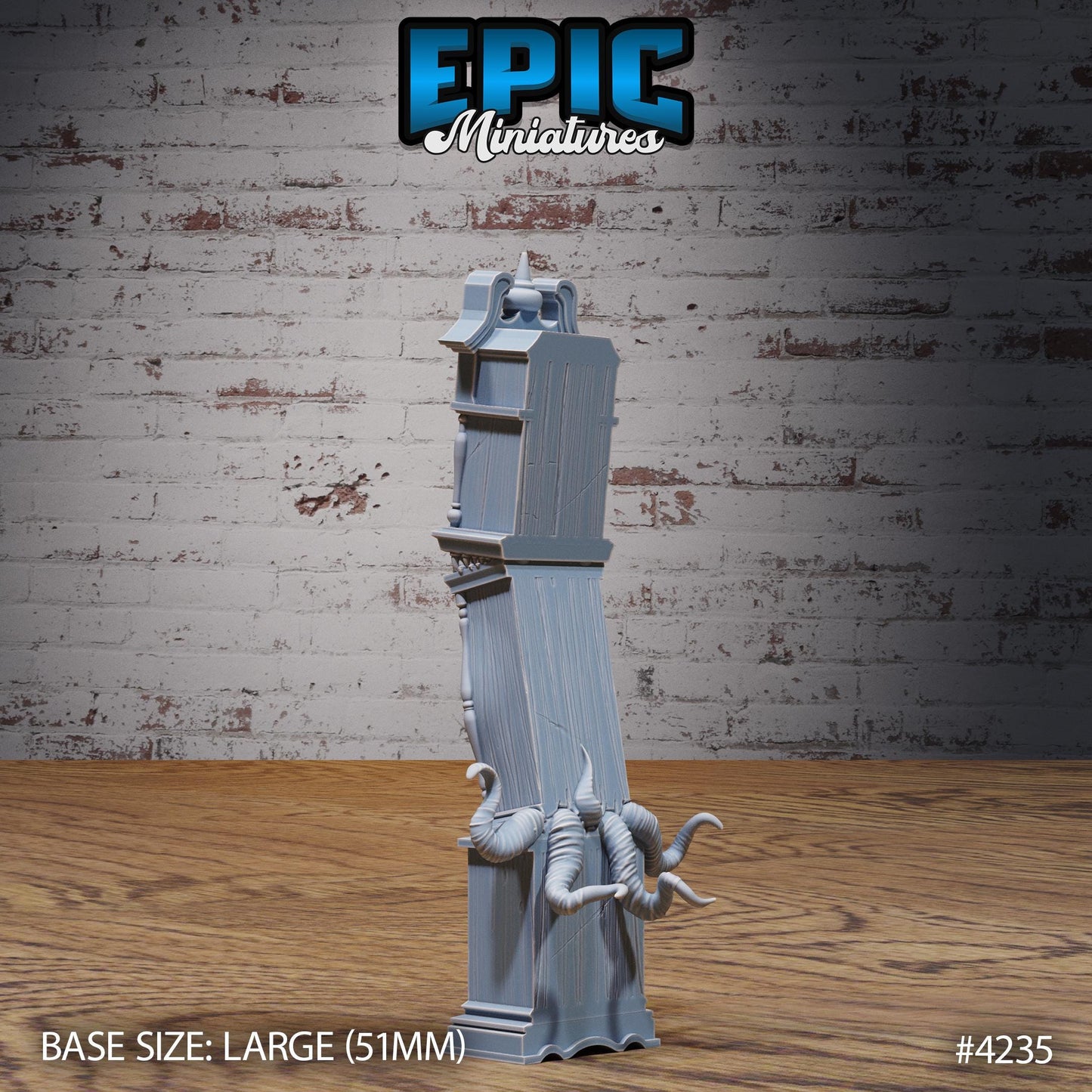 Mimic Clocks (Normal & Mimic) | Premium DnD Minis | High Quality Resin | Clocks, Beast Large, Encounter, Furniture, Tongue Teeth, Enemy