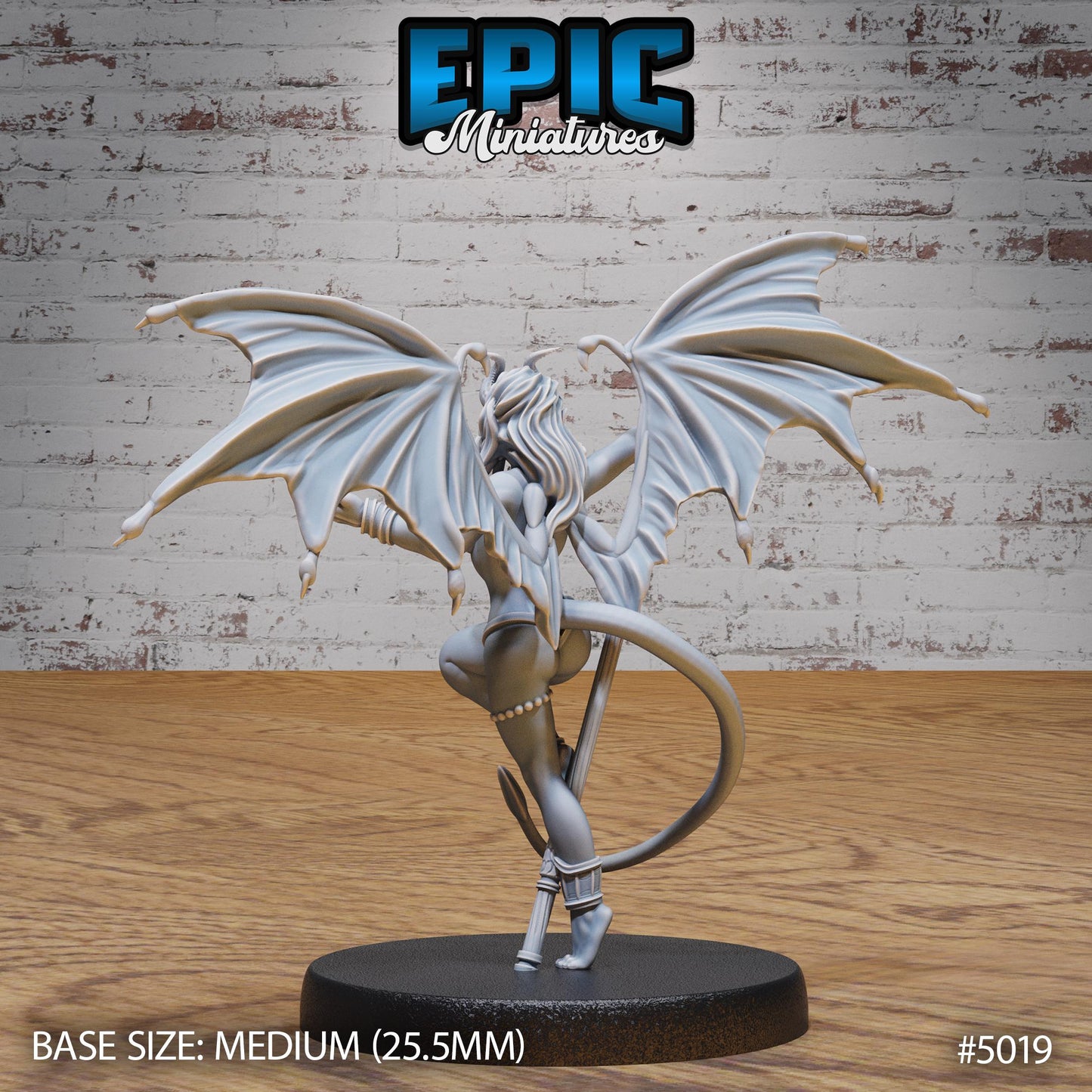 Succubus Demon NSWF Edition (Medium) | Premium DnD Miniatures | High Quality Resin | D&D RPG