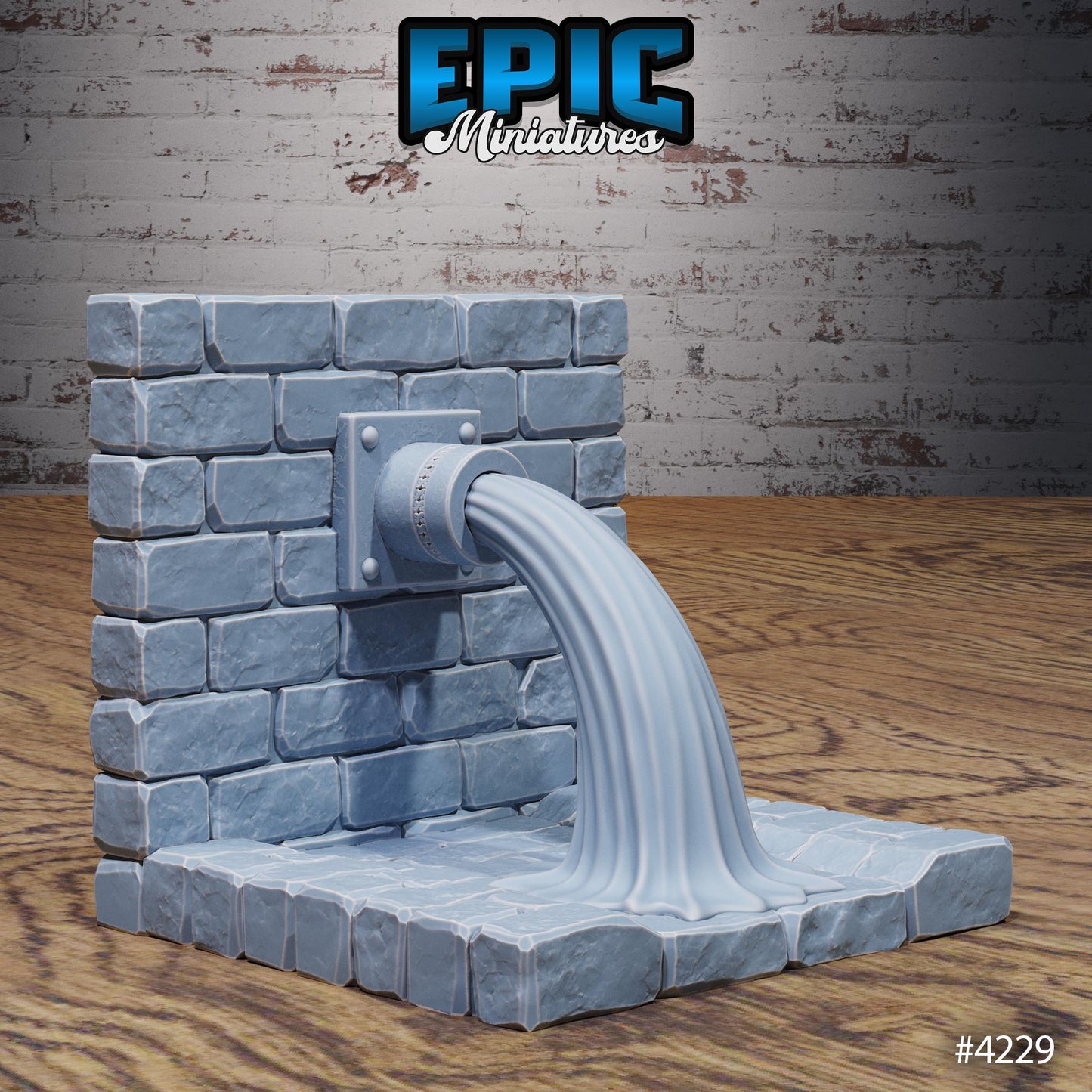 Sewer Environment Bundle | Premium DnD Miniatures | High Quality Resin | Well, Stone, Bridge, Scatter, Village, Water, Terrain, Tiles, Tile