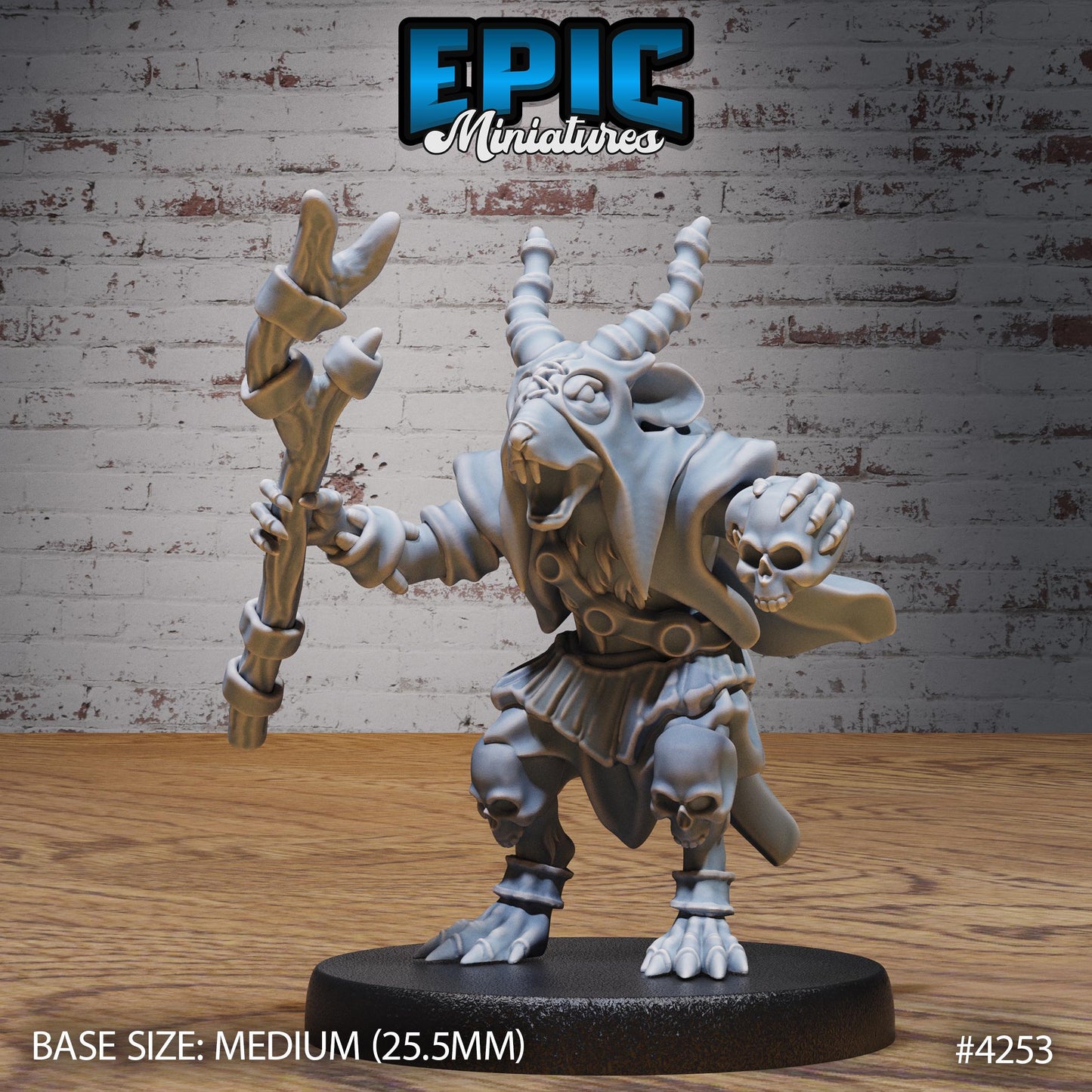 Sewer Rat Tribe Bundle B (Medium) | Premium DnD Minis | High Quality Resin | Fantasy Rats, Bard, Wizard, Cleric, Drunk, Enemy, Beast
