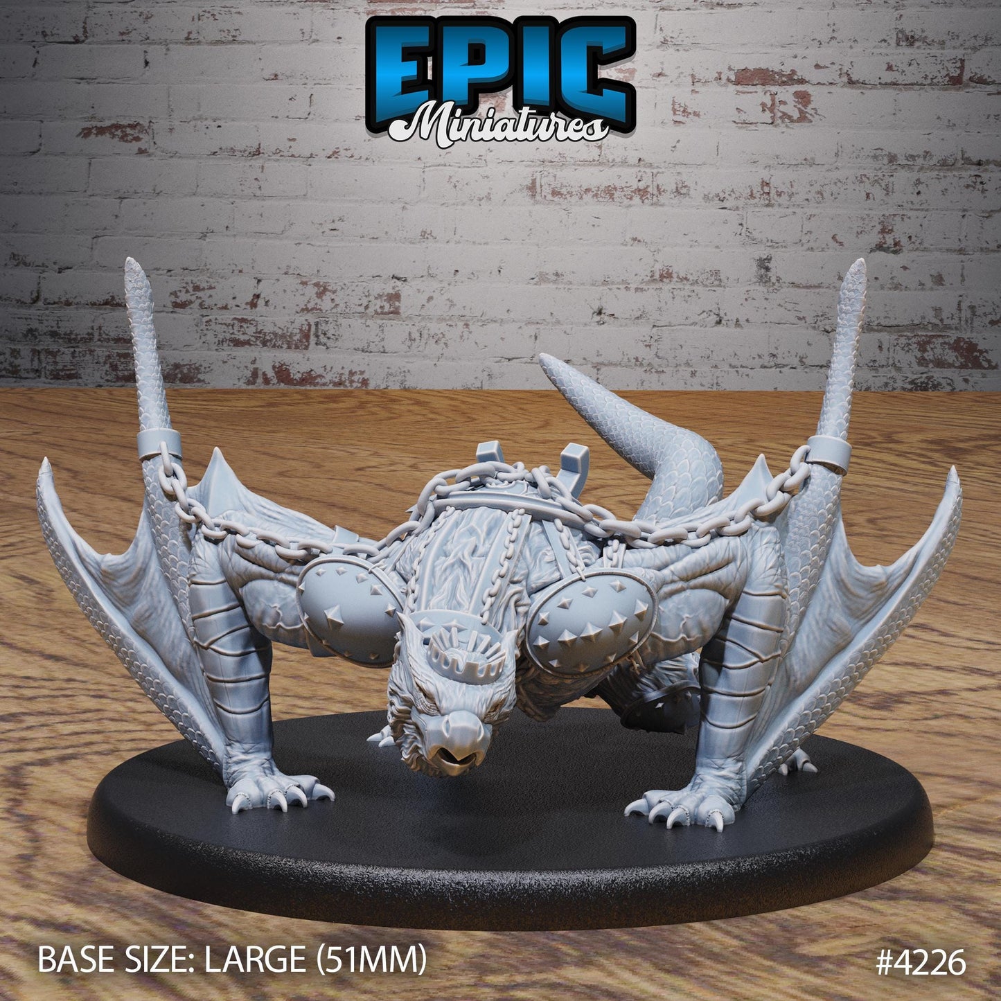 Emperor Wyvern Miniature (Large) | Premium DnD Minis | D&D RPG | High Quality Resin