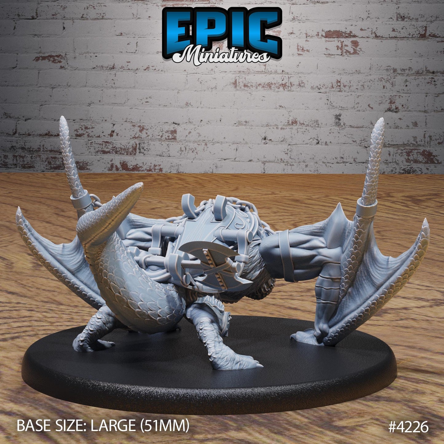 Emperor Wyvern Miniature (Large) | Premium DnD Minis | D&D RPG | High Quality Resin