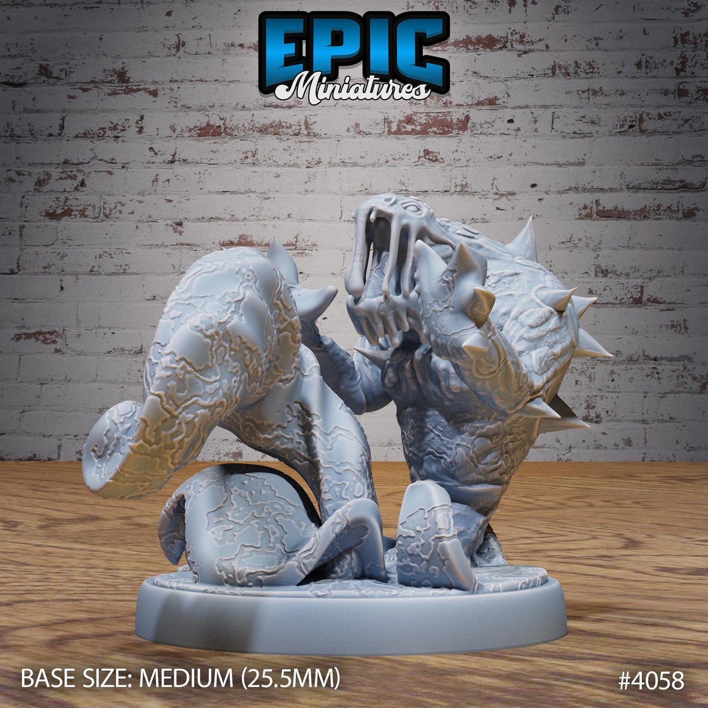 Magma Spawn Miniature (Medium) | Premium DnD Minis | High Quality Resin Miniature | Fantasy, Ooze, Goo, Slime, Lava, Rock, Monster, Beast