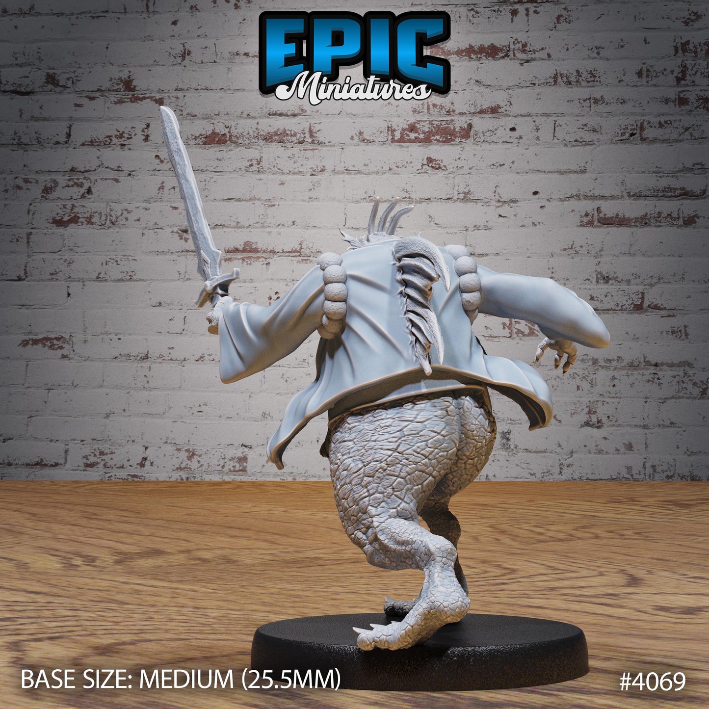 Marid Classic Miniature (Medium) | Premium DnD Minis High Quality Resin | Fantasy | Frog Genie Elemental Grung Water Toad Bull Amphibian