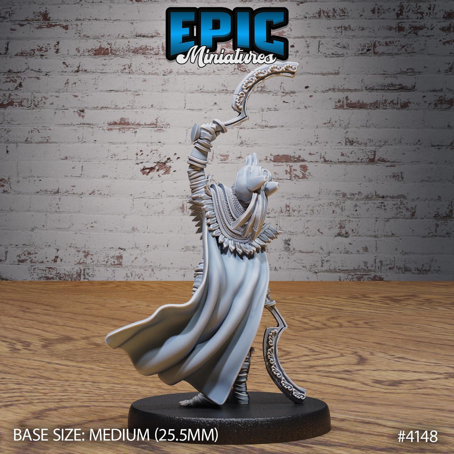 Mummy Warrior Miniatures A (Medium) | Premium DnD Minis High Quality Resin | Fantasy, Mummy, Skeleton, Undead, Anubis, Egyptian