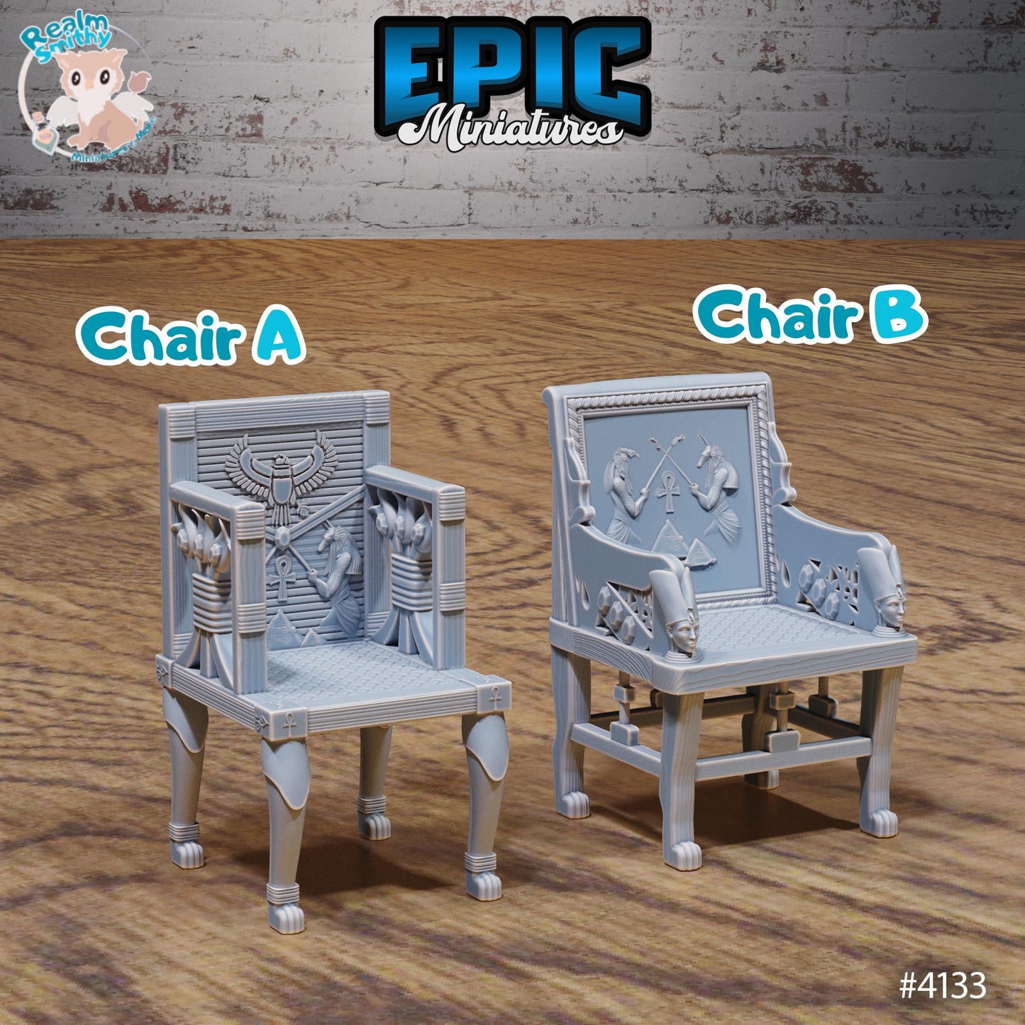 Ancient Egyptian Scatter Miniature (Bundle A) | Premium DnD Minis High Quality Resin | Sphinx, Terrain, Environment, Furniture, Plant, Bed