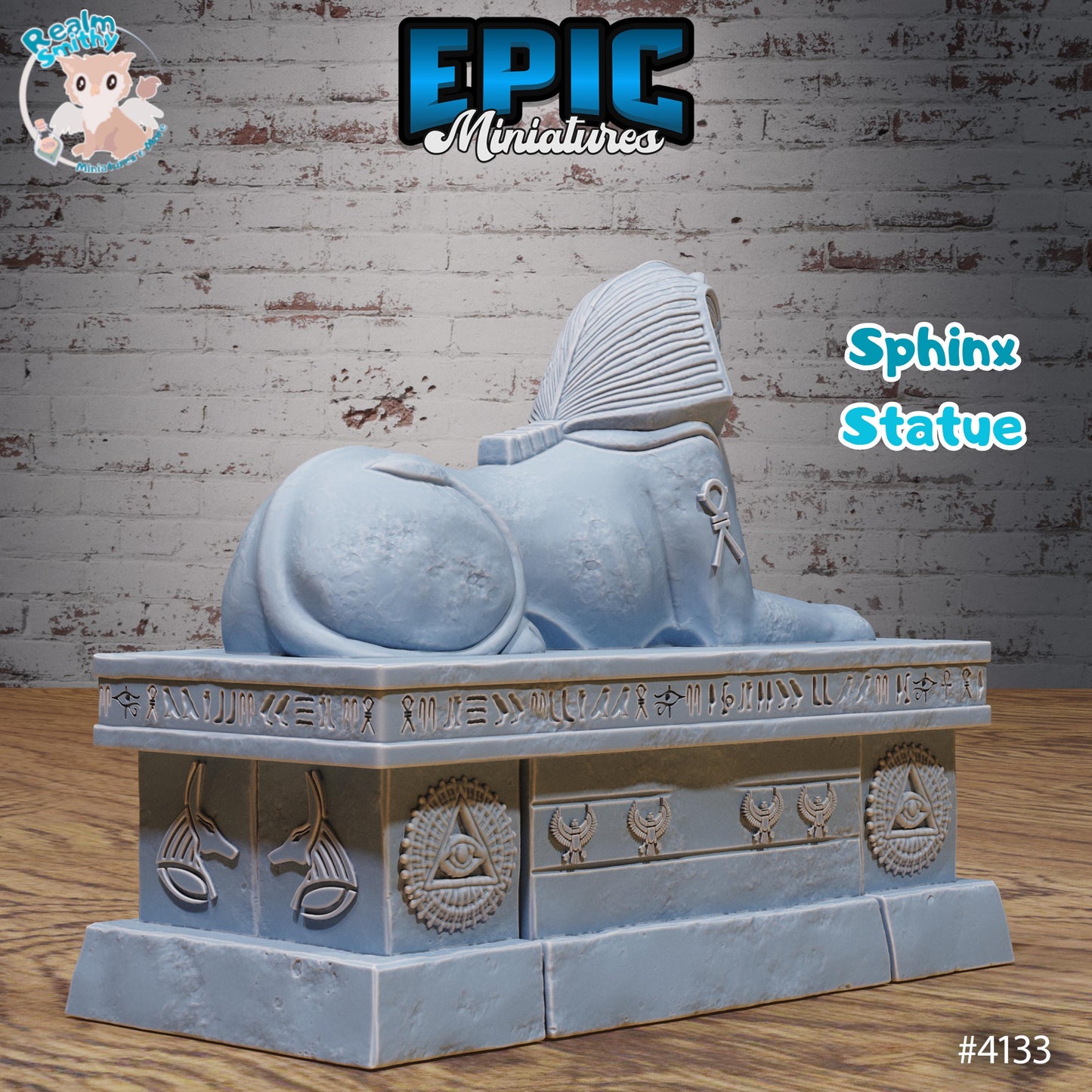 Ancient Egyptian Scatter Miniature (Bundle B) | Premium DnD Minis High Quality Resin | Sphinx, Terrain, Hieroglyphs, Columns, Portals Portal