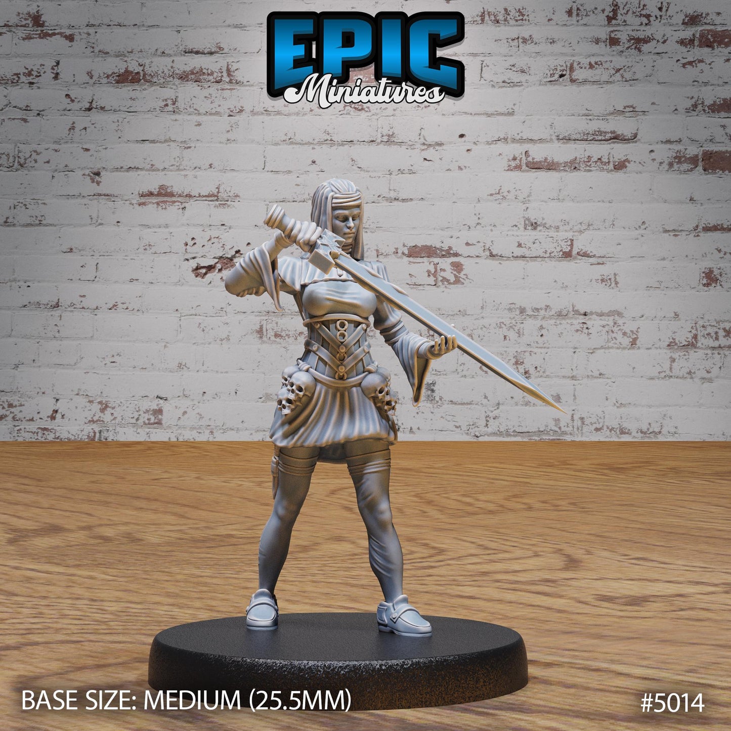 Dark Nun (Medium) | Premium DnD Miniatures | High Quality Resin | D&D RPG