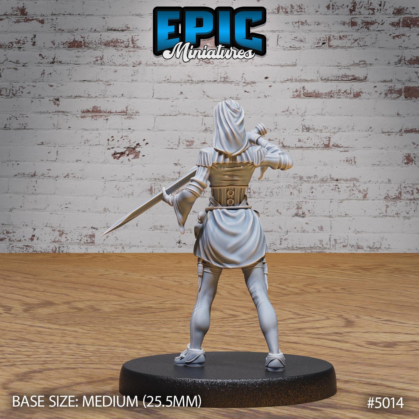 Dark Nun (Medium) | Premium DnD Miniatures | High Quality Resin | D&D RPG