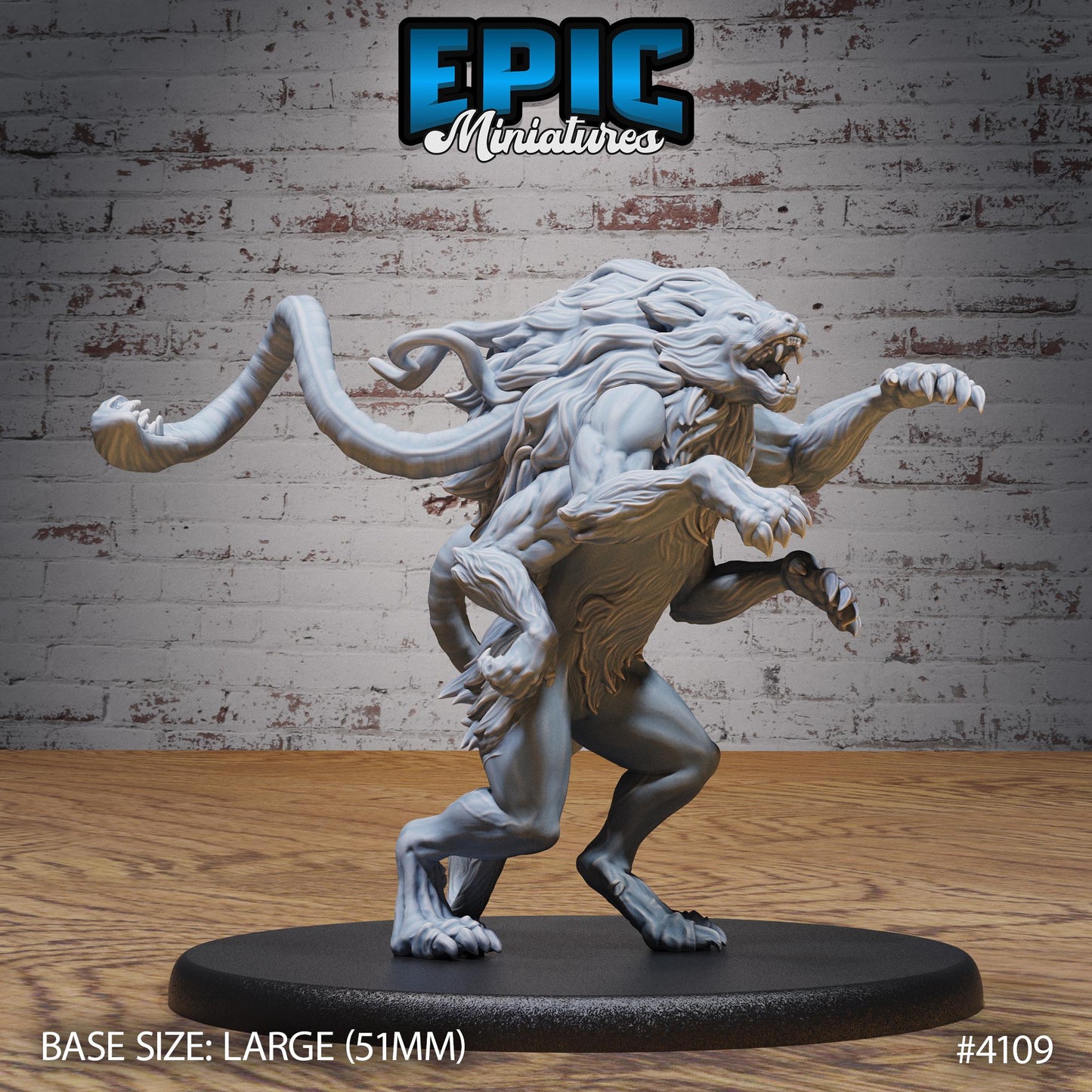 Displacer Beast Miniature (Large) | Premium DnD Minis High Quality Resin Miniature | Cat Rock, Dungeons & Dragons Phase Panther, Animal