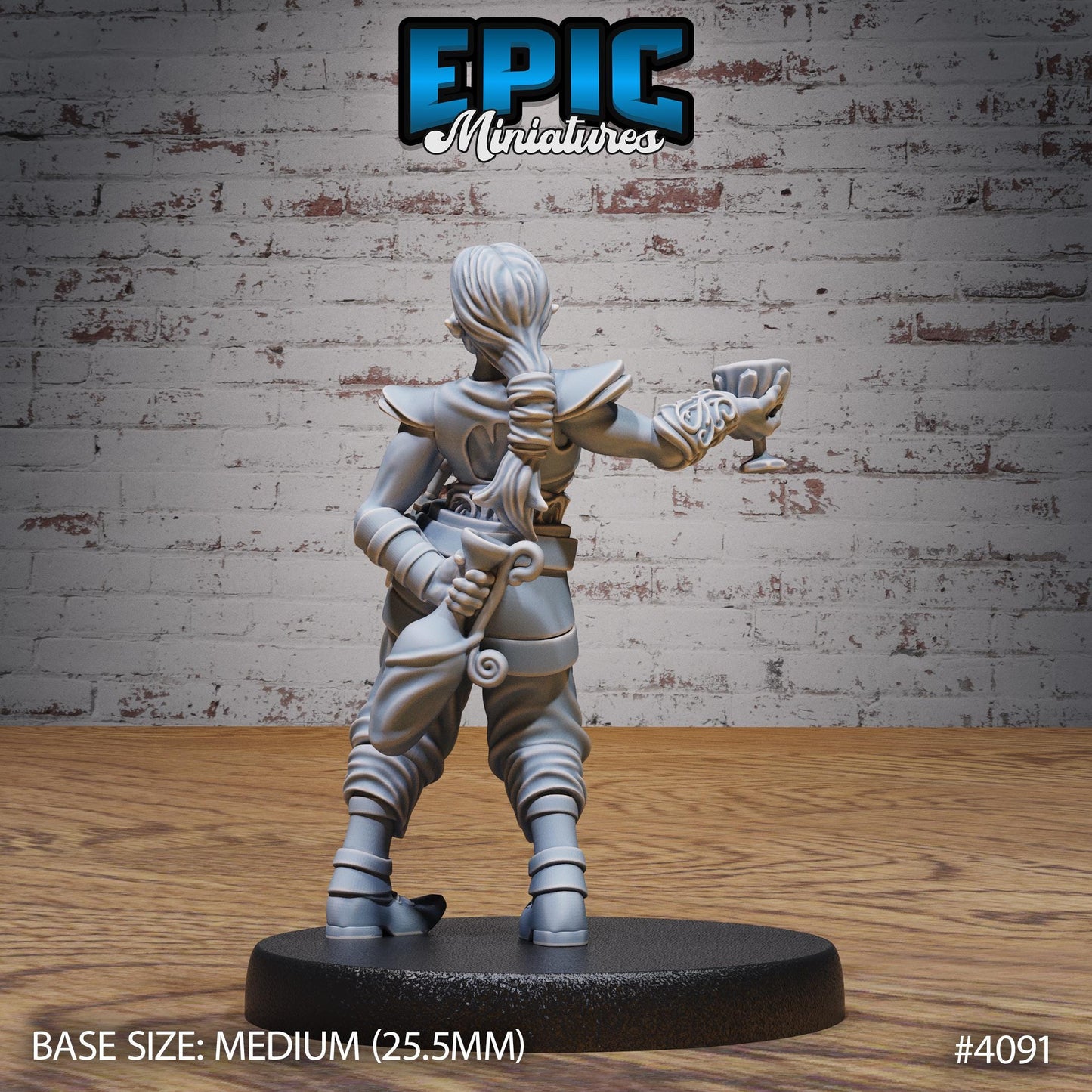 Elf Villager Miniatures A (Medium)| Premium DnD Minis High Quality Resin |Fantasy, Drunk, Artist, Banker, Blacksmith, NPC, Painter, Chalice