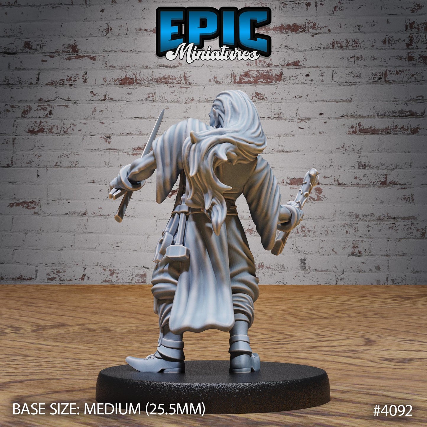 Elf Villager Miniatures A (Medium)| Premium DnD Minis High Quality Resin |Fantasy, Drunk, Artist, Banker, Blacksmith, NPC, Painter, Chalice