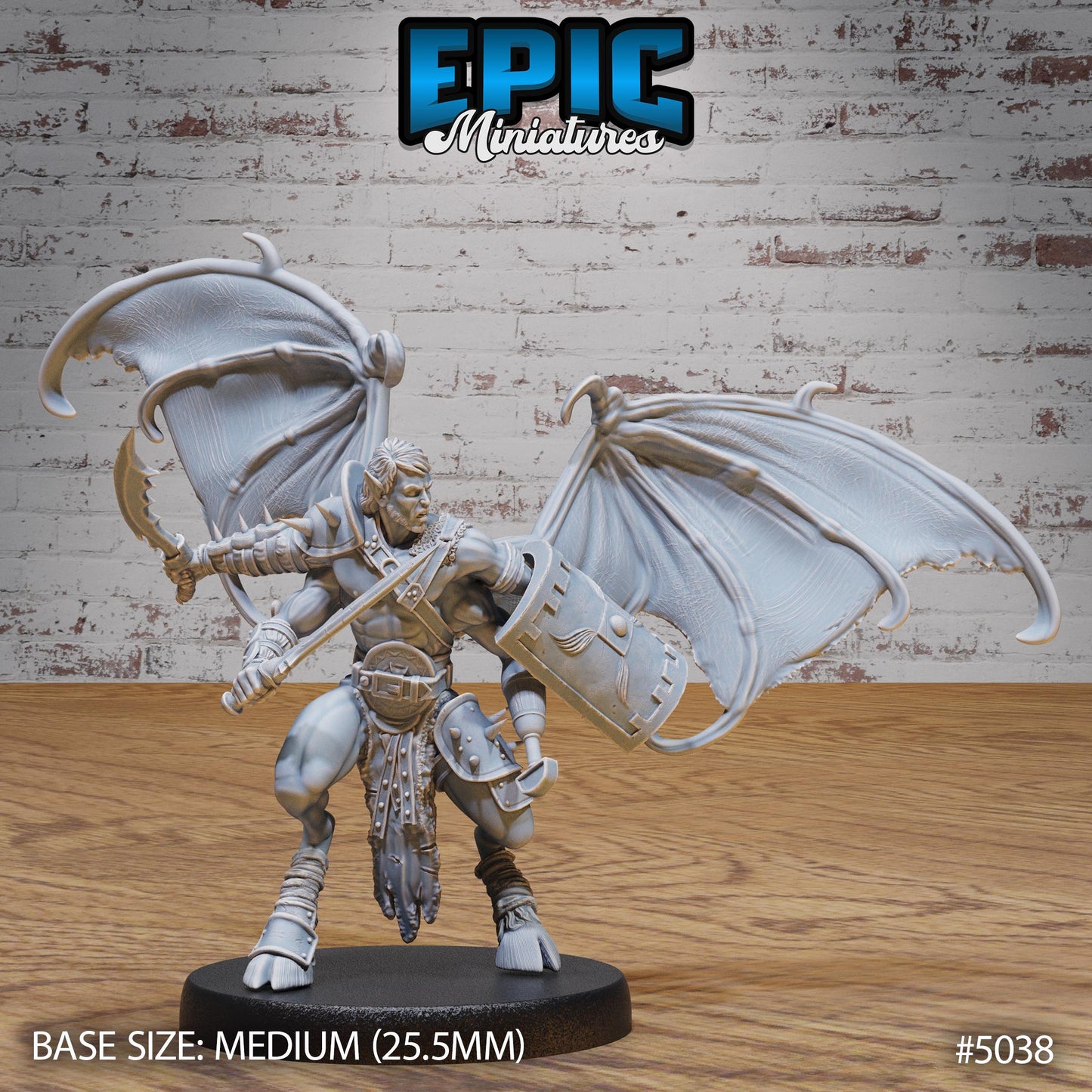 Pit Fighter Devil (Large) | Premium DnD Miniatures | High Quality Resin | D&D RPG